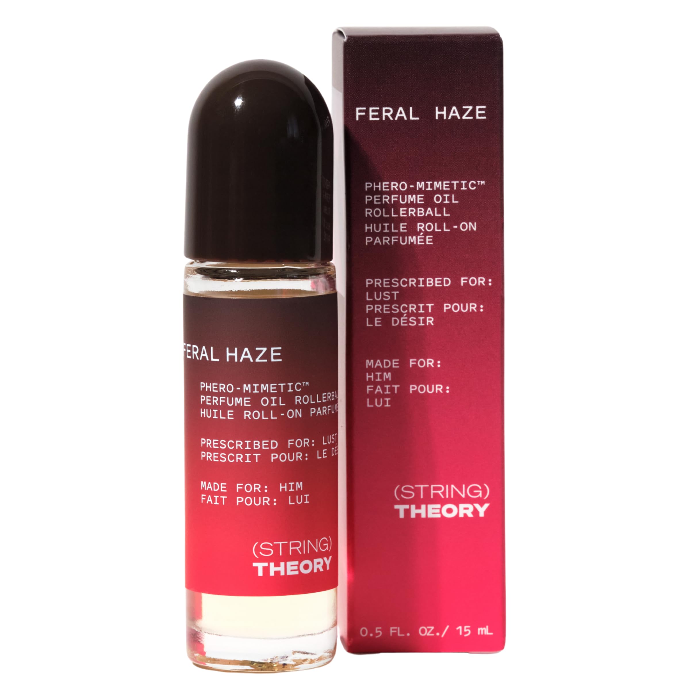 STRING THEORY Pheromone Roll On Cologne Oil for Men - Spicy & - Product Imagery
