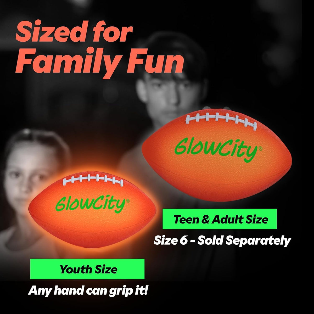 GlowCity Glow in The Dark Football - GlowCity Official Imagery - 4