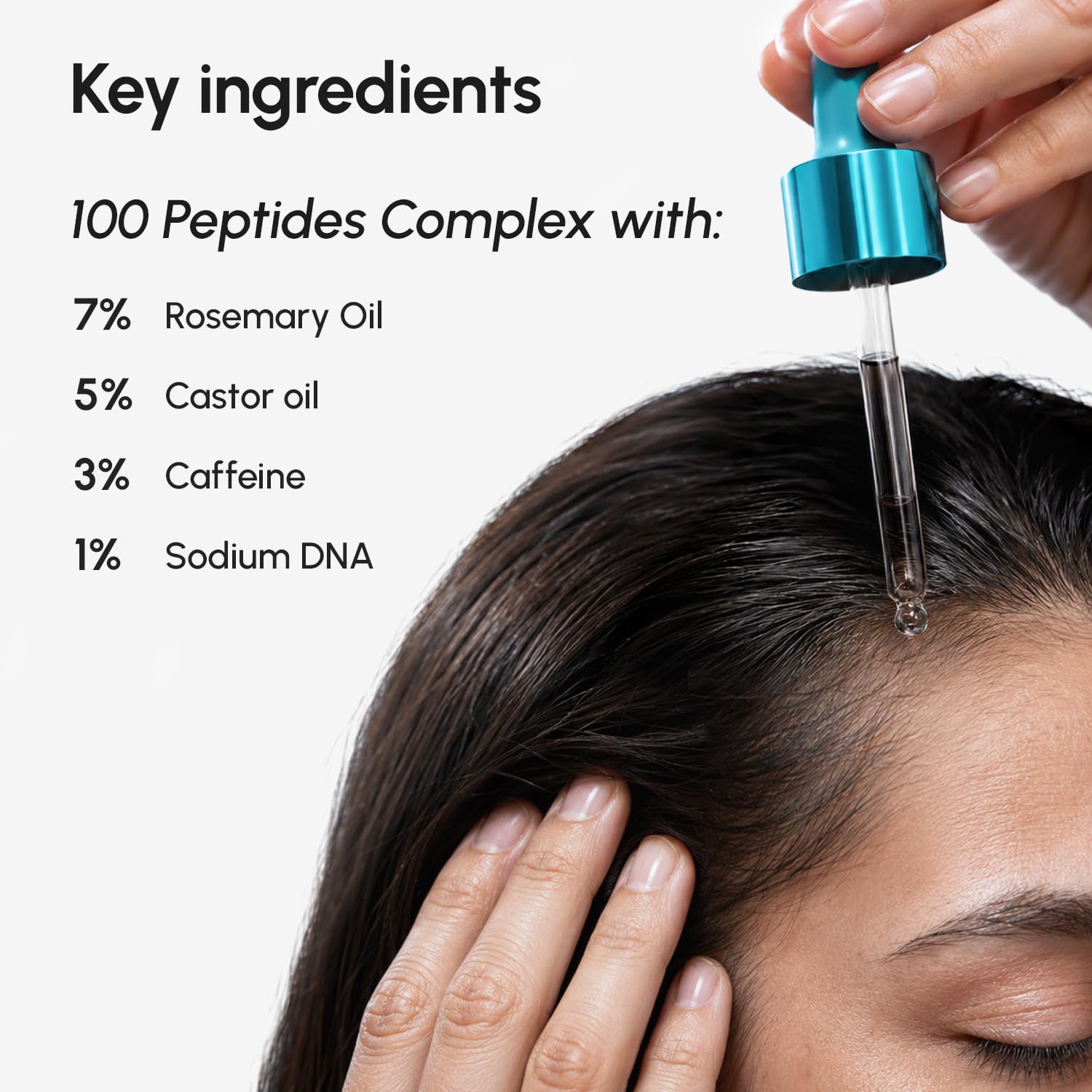 MAREE Hair Growth Serum - Caffeine Peptides Castor Rosemary Oil - MAREE Official Product View 5