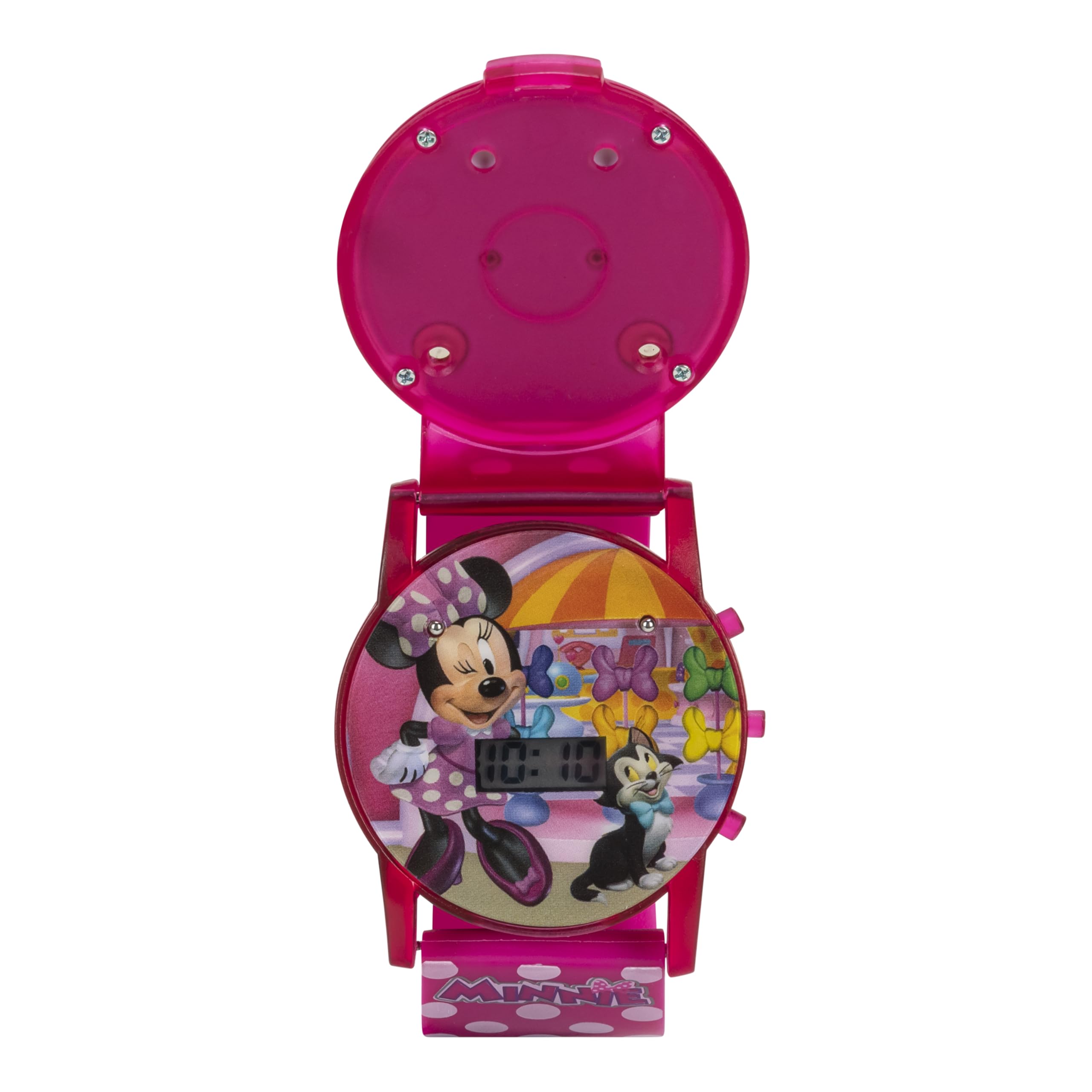 Disney Minnie Mouse Kids Flashing Musical Watch with Sound Effects, Co - View 6