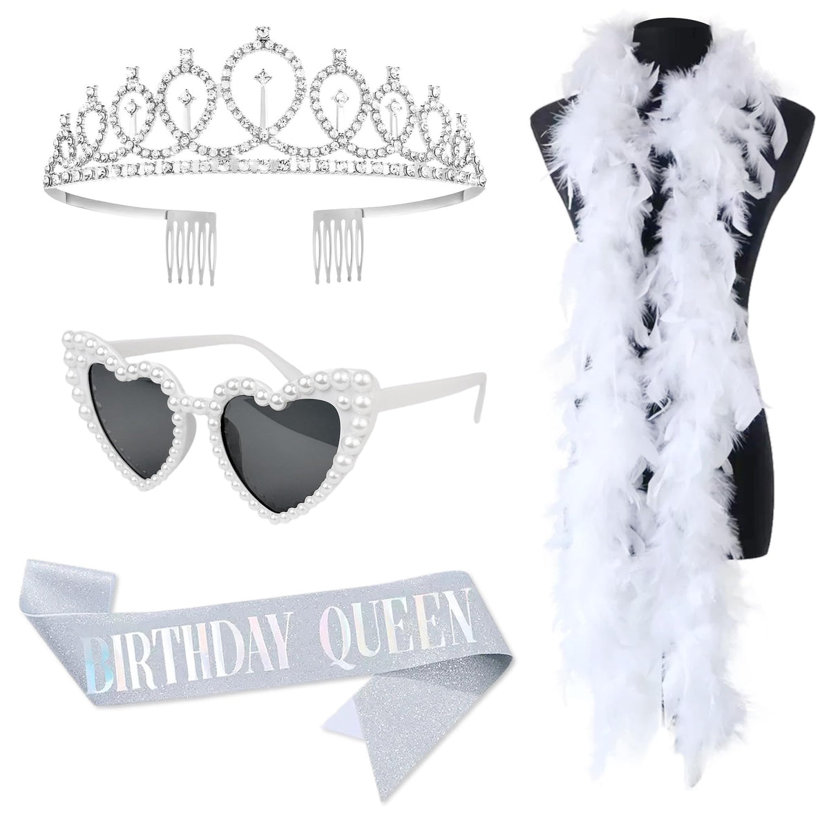 Birthday Queen Party Accessories Sash and Crown For Women - ARK Survivor Official Imagery - 2
