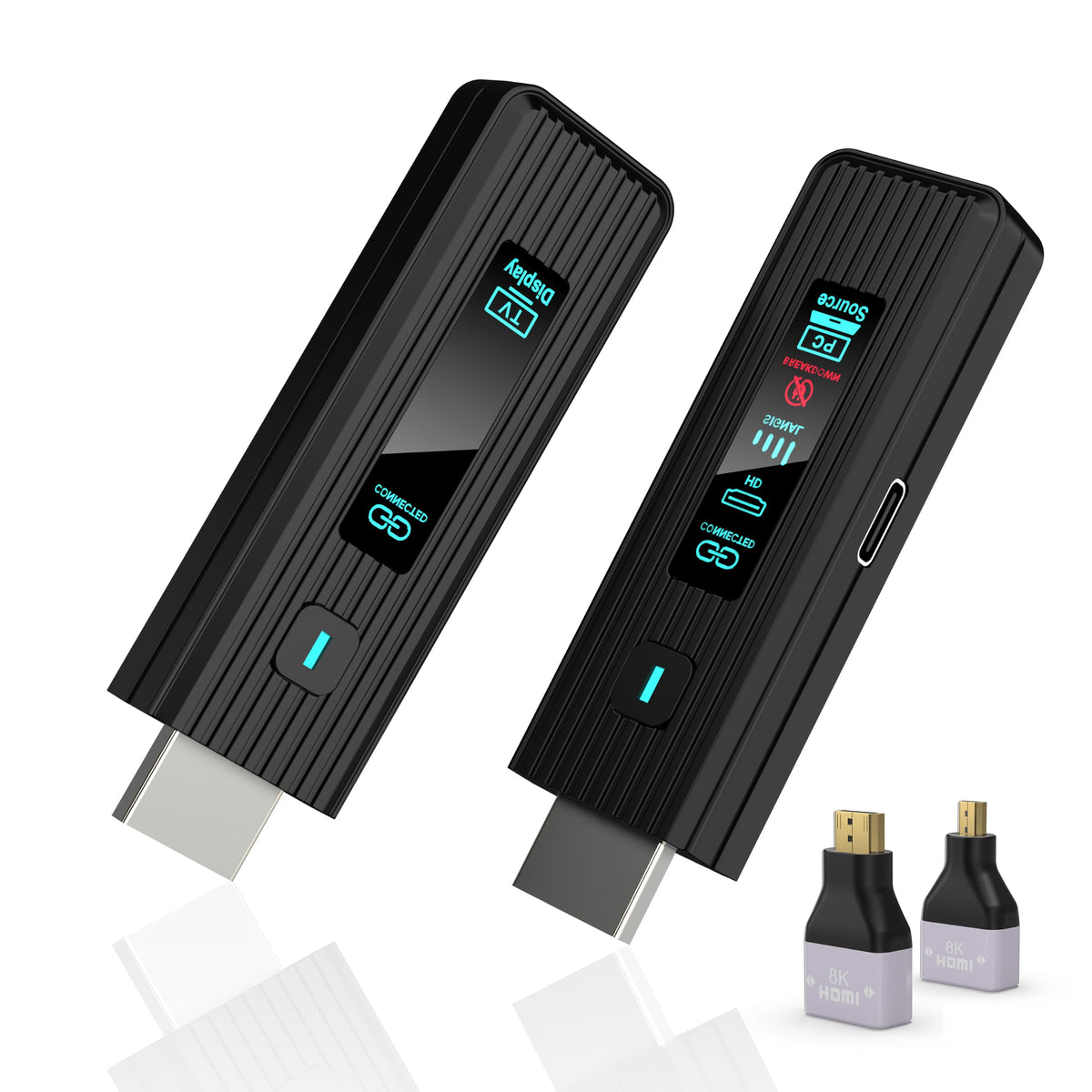 2026 New Wireless HDMI Transmitter and Receiver 360FT 110M - HSJINHONG Official Imagery - 1