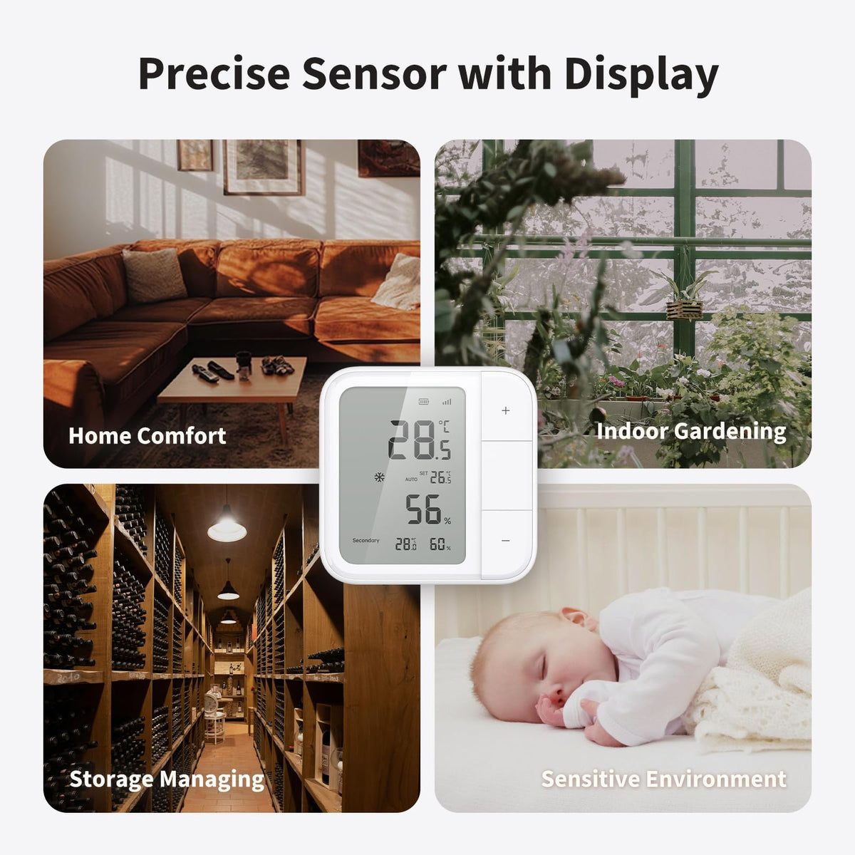 Aqara Thread Zigbee Smart Climate Sensor W100 Wireless - Aqara Official Imagery - 5