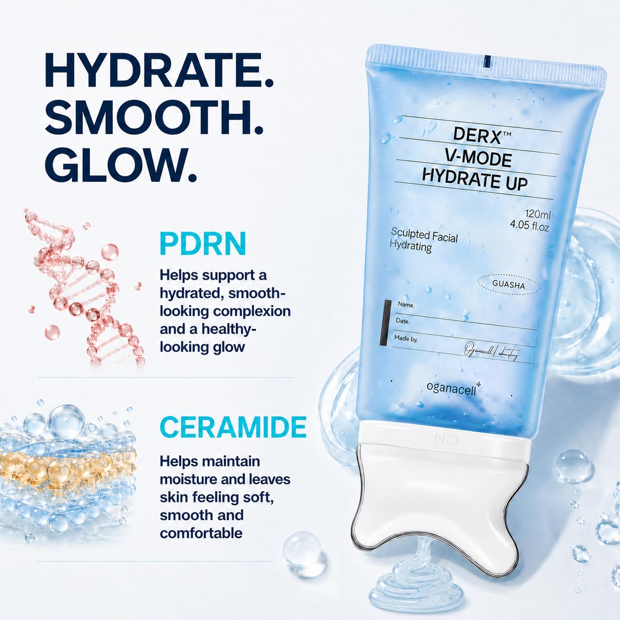 OGANA CELL PDRN Neck Cream For Lifting & Firming,Gua Sha Cream With Neck - OGANA CELL Official Product View 3