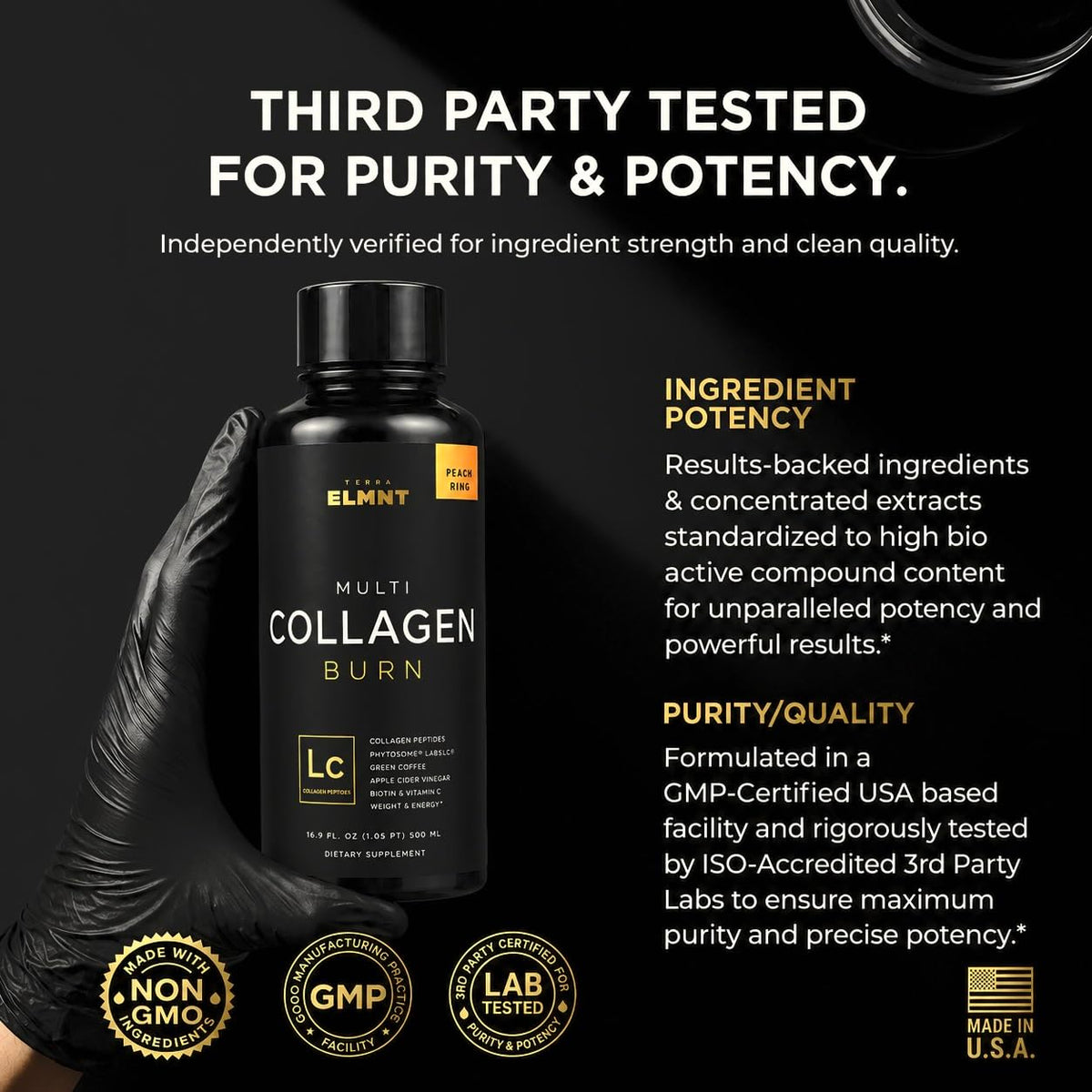 Premium Liquid Collagen for Women Weight Loss Beauty w - TERRA ELMNT Official Imagery - 4