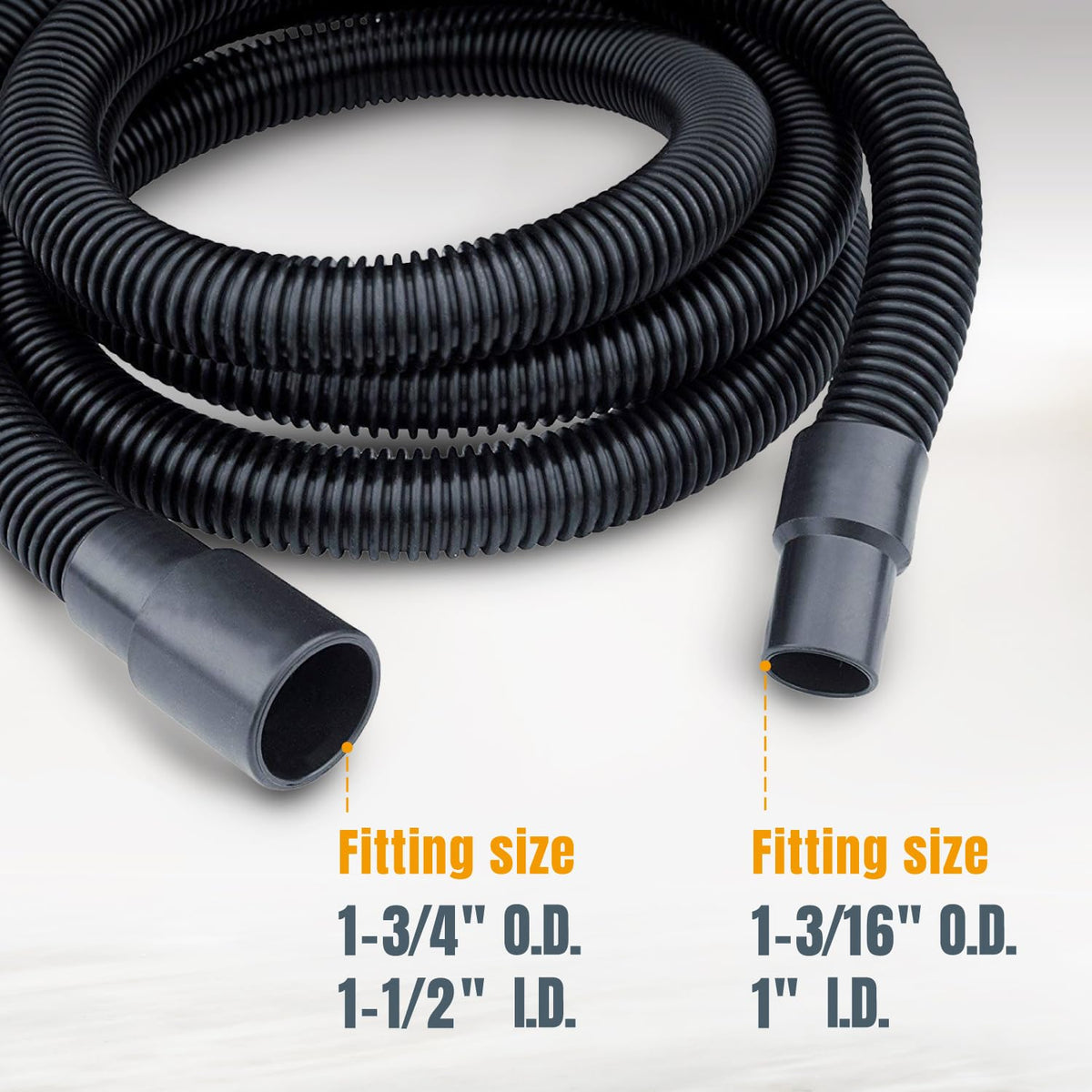 POWERTEC 70510 10 Ft Vacuum Hose Dust Collection Kit with 5 - POWERTEC Official Imagery - 6