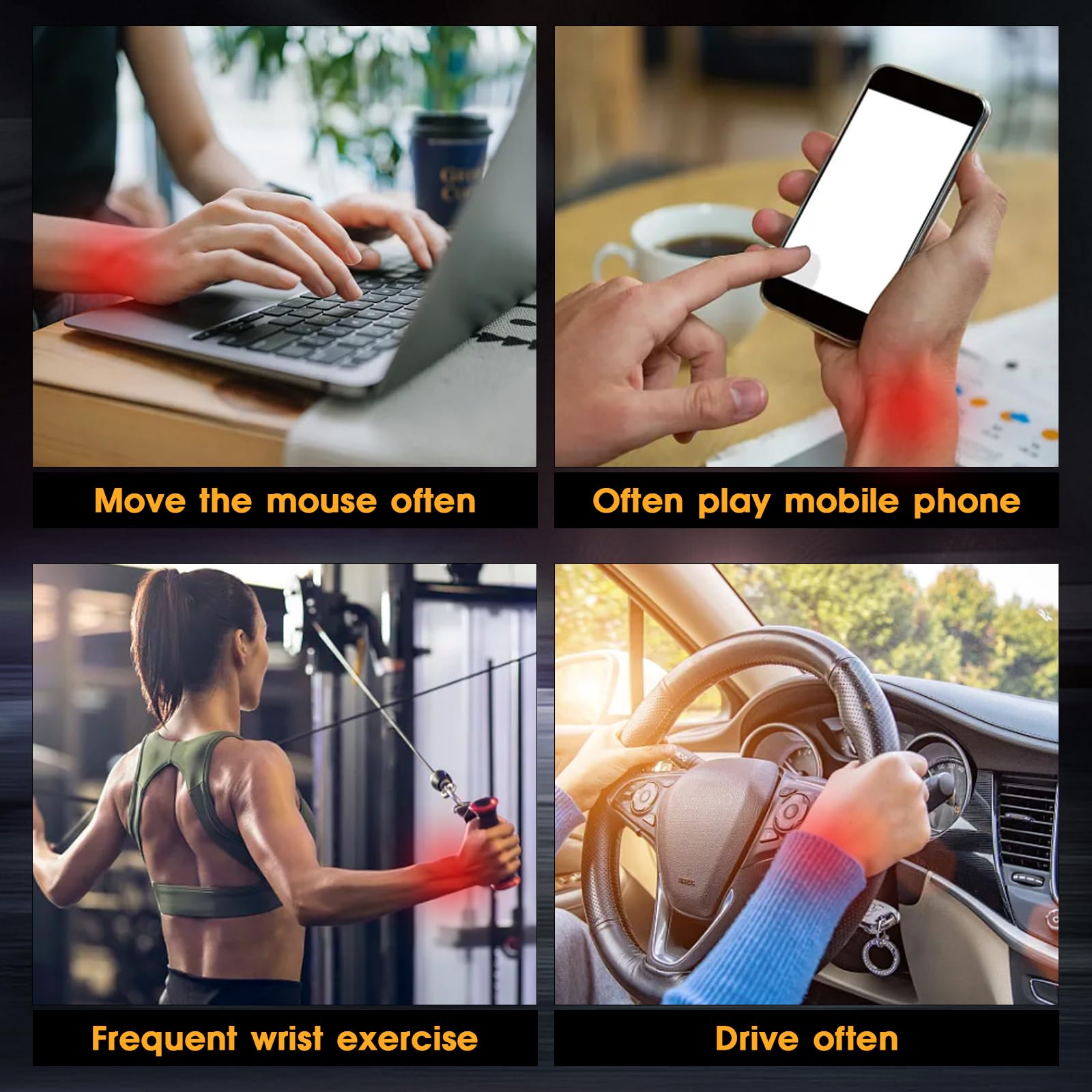 JIN BD Wrist Trainer Ball Auto-Start Gyroscopic Forearm Exerciser Gyro - View 8