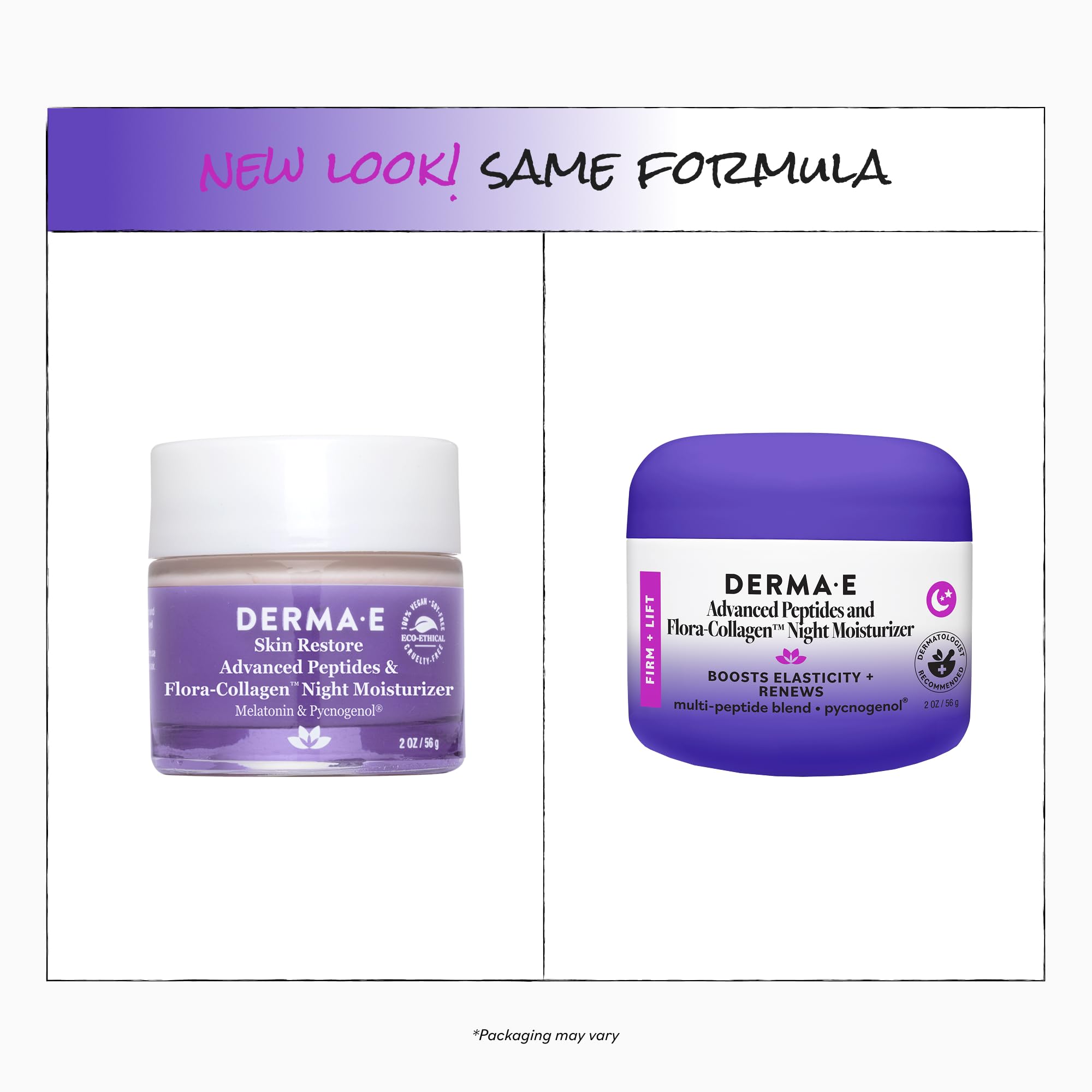 DERMA E Advanced Peptides Flora Collagen Moisturizing Night - Derma E Official Imagery - 7