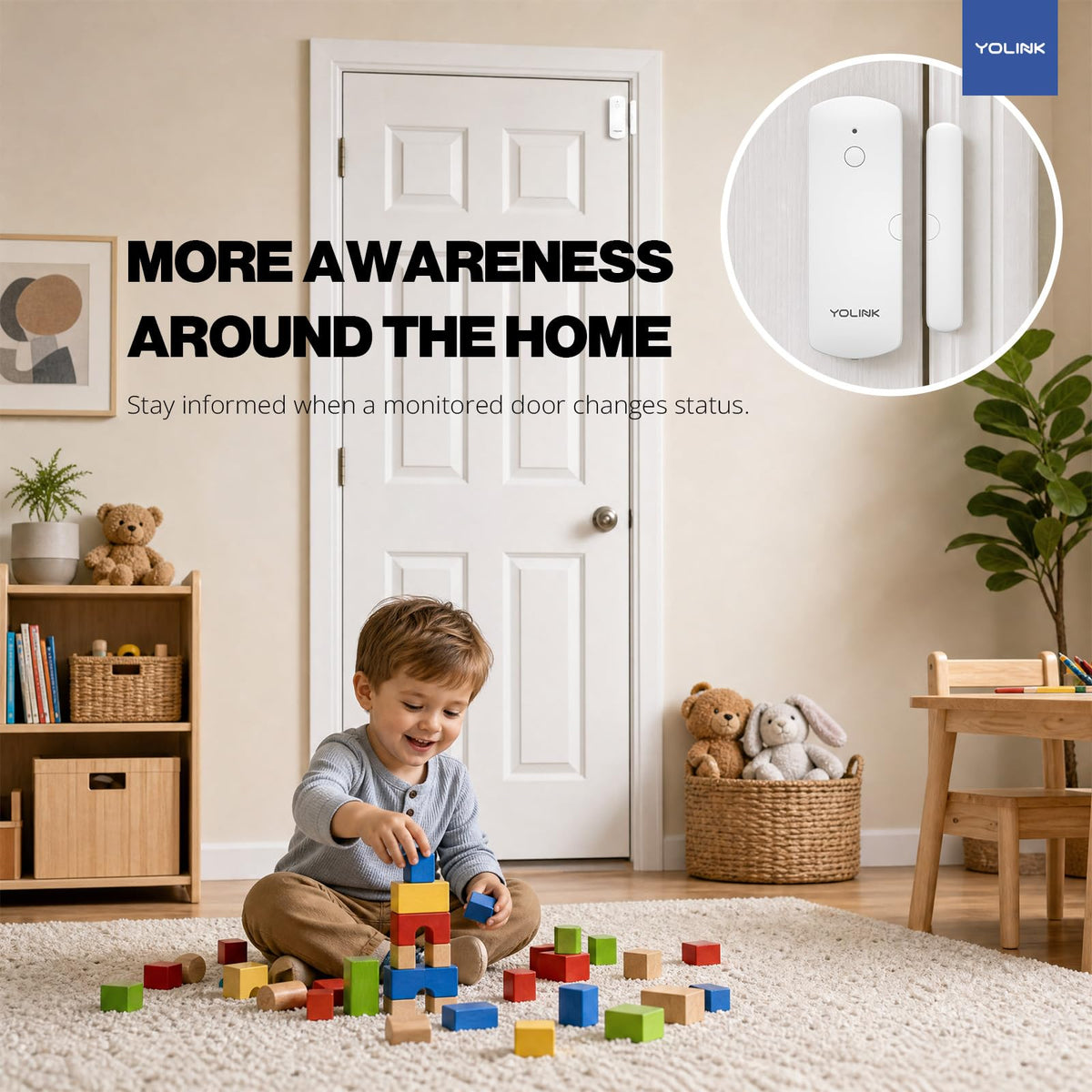 YoLink Door and Window Sensor Kit 3 Pack SpeakerHub - YoLink Official Imagery - 8