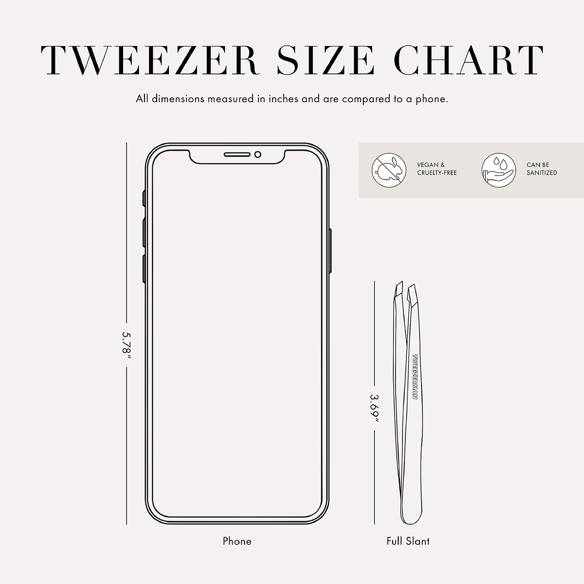 Tweezerman Stainless Steel Slant Tweezer for Eyebrows Silver - Tweezerman Official Imagery - 4