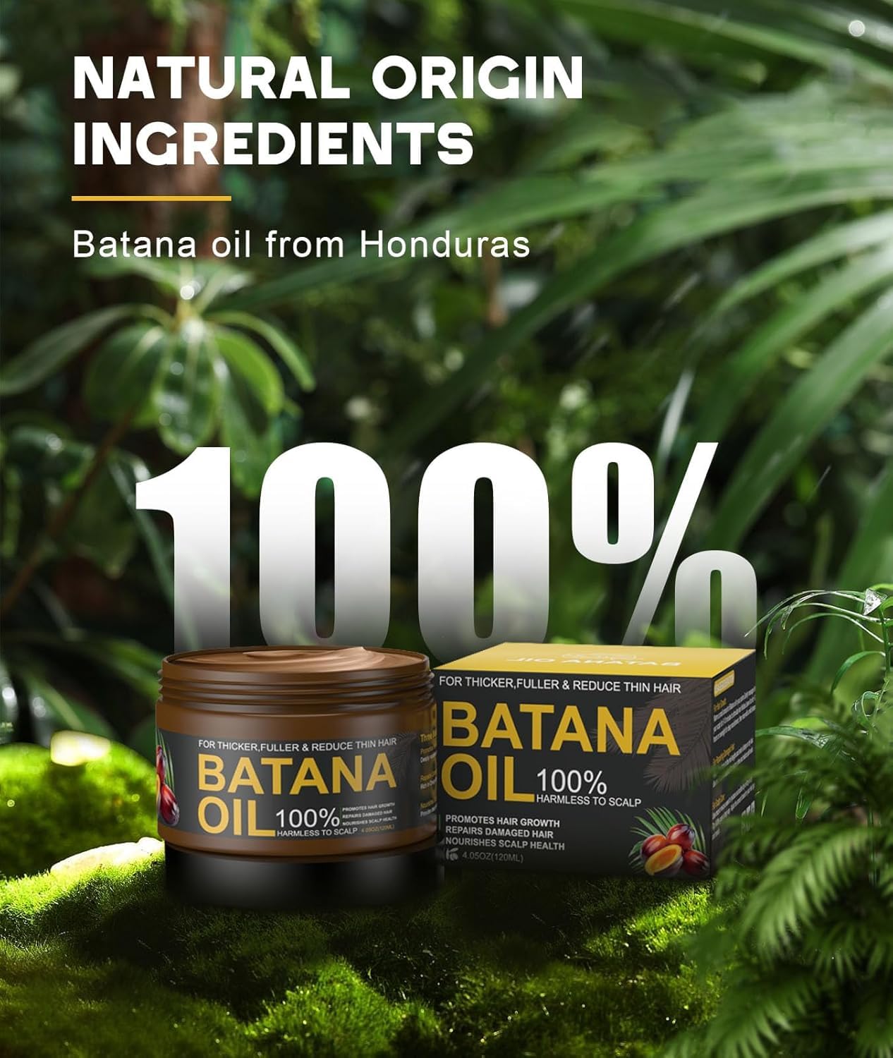 Qytin Batana Oil for Hair Growth, 100% Natural Pure Batana Oil Paste from Dr. - Qytin Official Product View 3