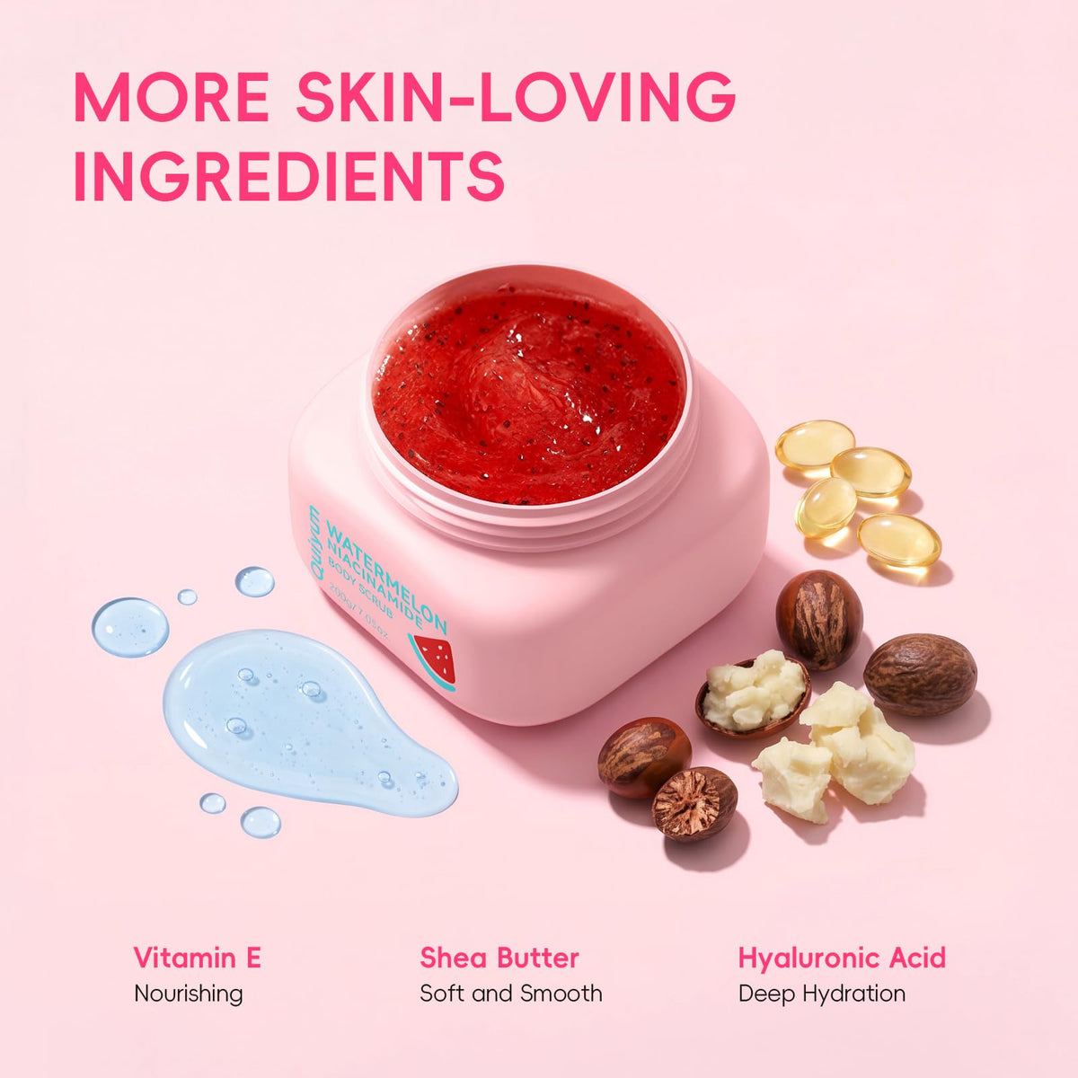 Watermelon Body Care Gift Set Bubbly Spa Supple Glowing Skin - QUIYUM Official Imagery - 8
