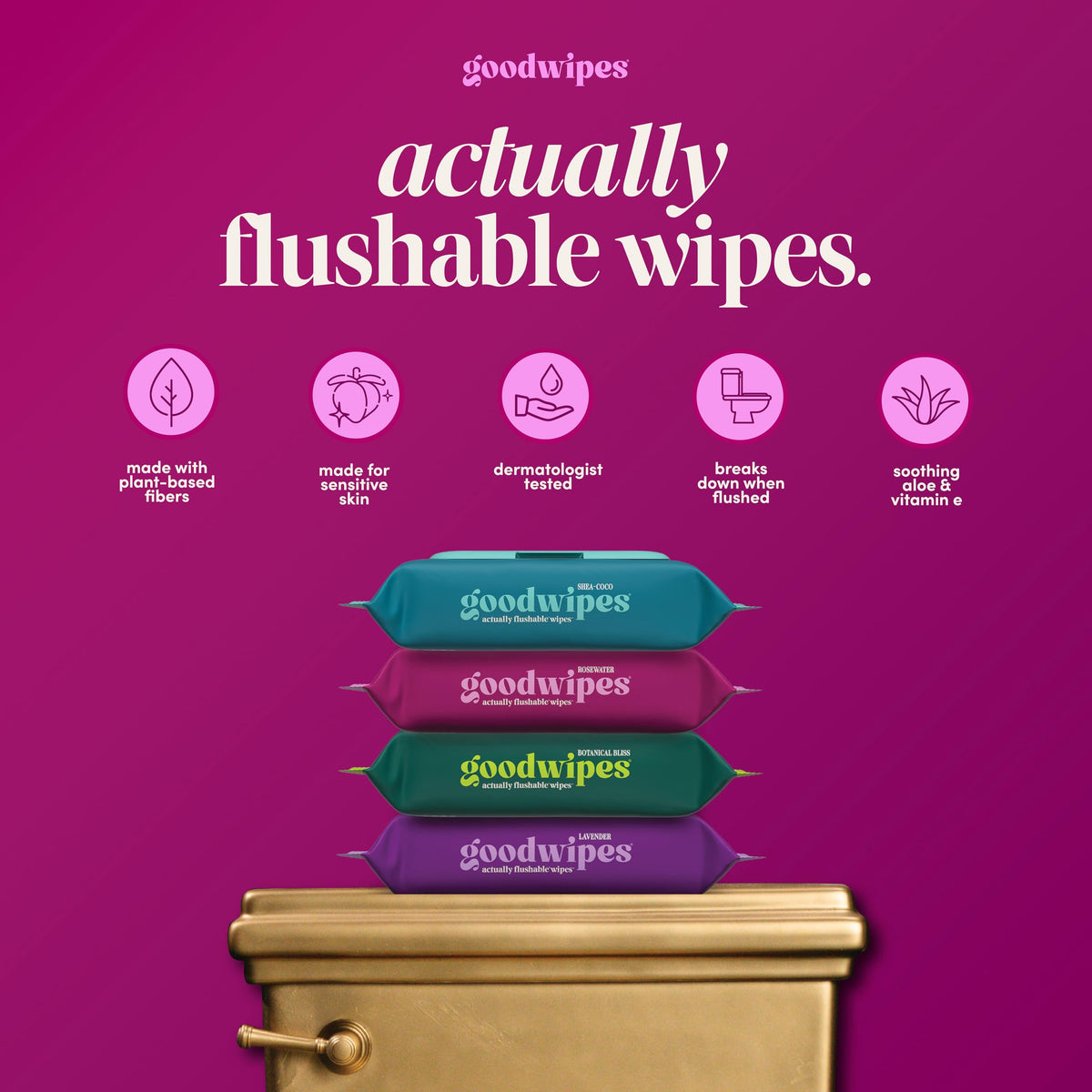 goodwipes Flushable Wipes - goodwipes Official Imagery - 3
