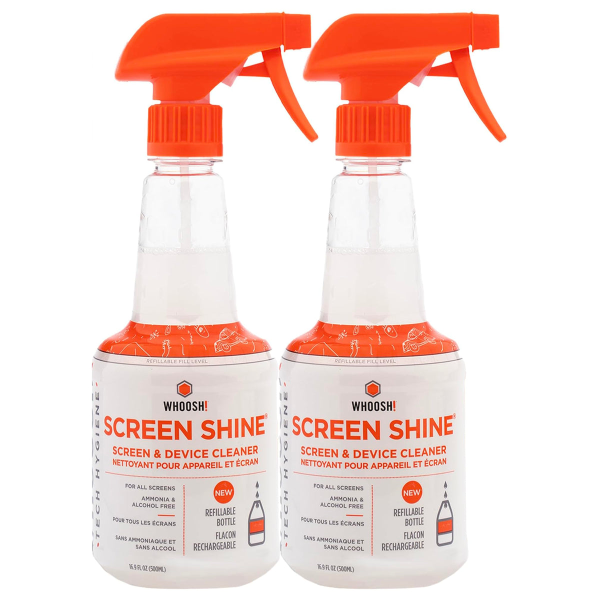 WHOOSH Screen Shine Pro TV Screen Cleaner Cloth Set of 2 16 - WHOOSH Official Imagery - 3