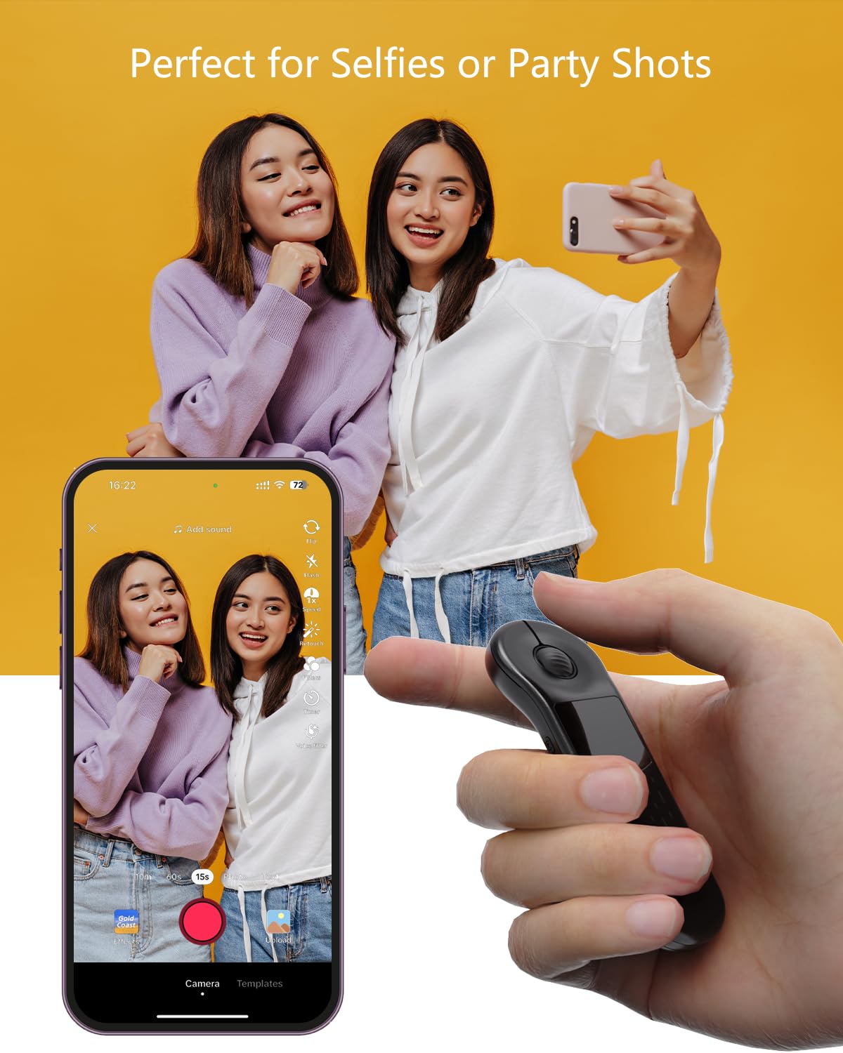 Rechargeable Air Mouse for PC iOS Android with Touchpad - ZOZVO Official Imagery - 5