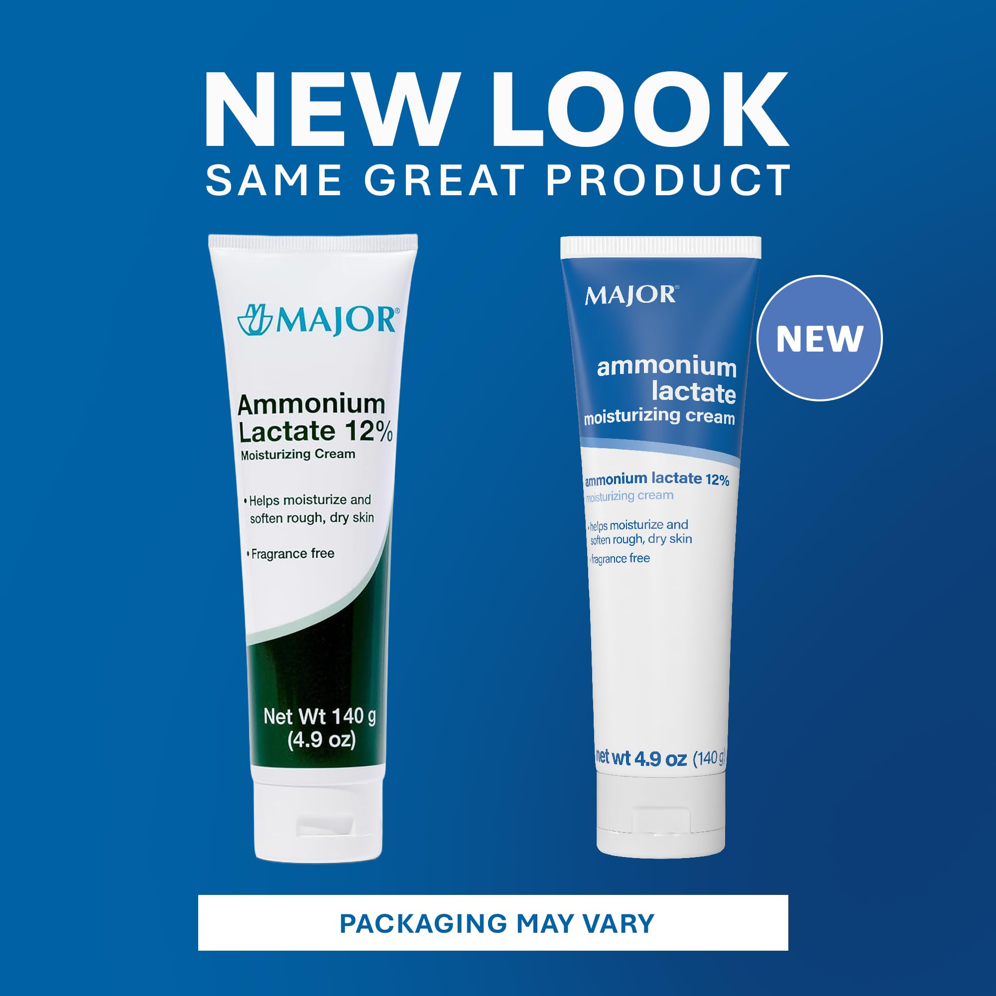 Major Ammonium Lactate 12% Cream – Dry Skin Relief 4.9 oz