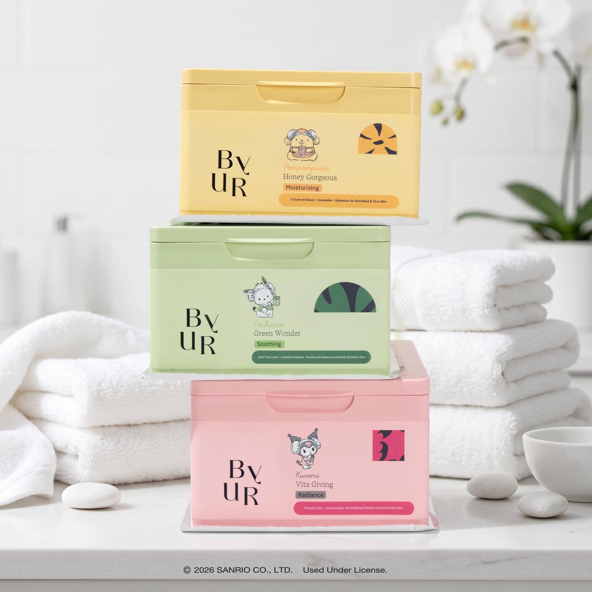 ByUR Vita Giving Sanrio Character Daily Aqua Serum Mask (30 - ByUR