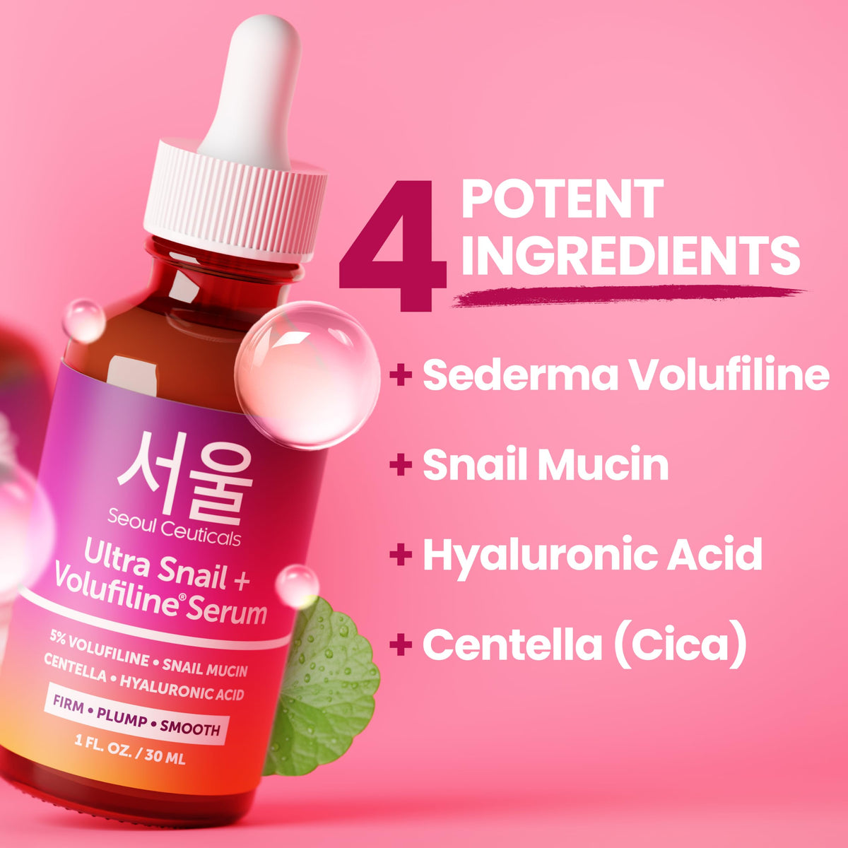 SeoulCeuticals Korean Volufiline Serum Snail Mucin 100 - SeoulCeuticals Official Imagery - 4
