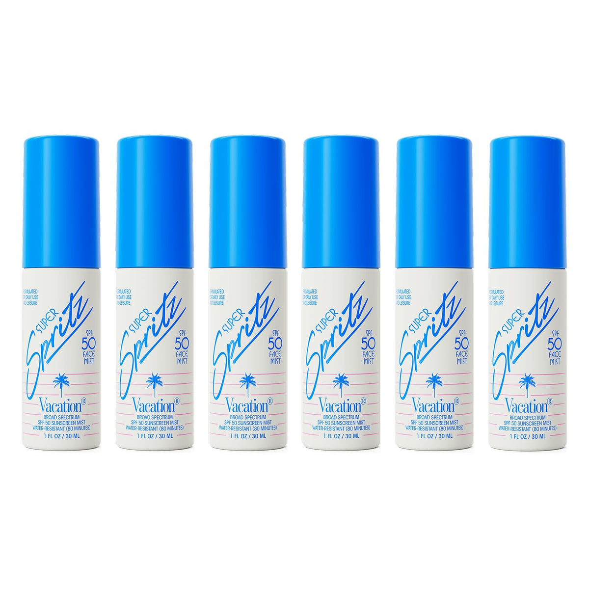 Vacation Mini Super Spritz SPF 50 Face Sunscreen Spray Pack - VACATION Official Imagery - 2