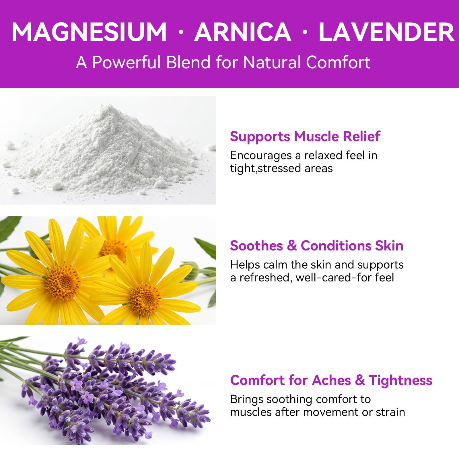 XILRVON Magnesium Cream – Arnica & Lavender Sleep & Muscle Relief