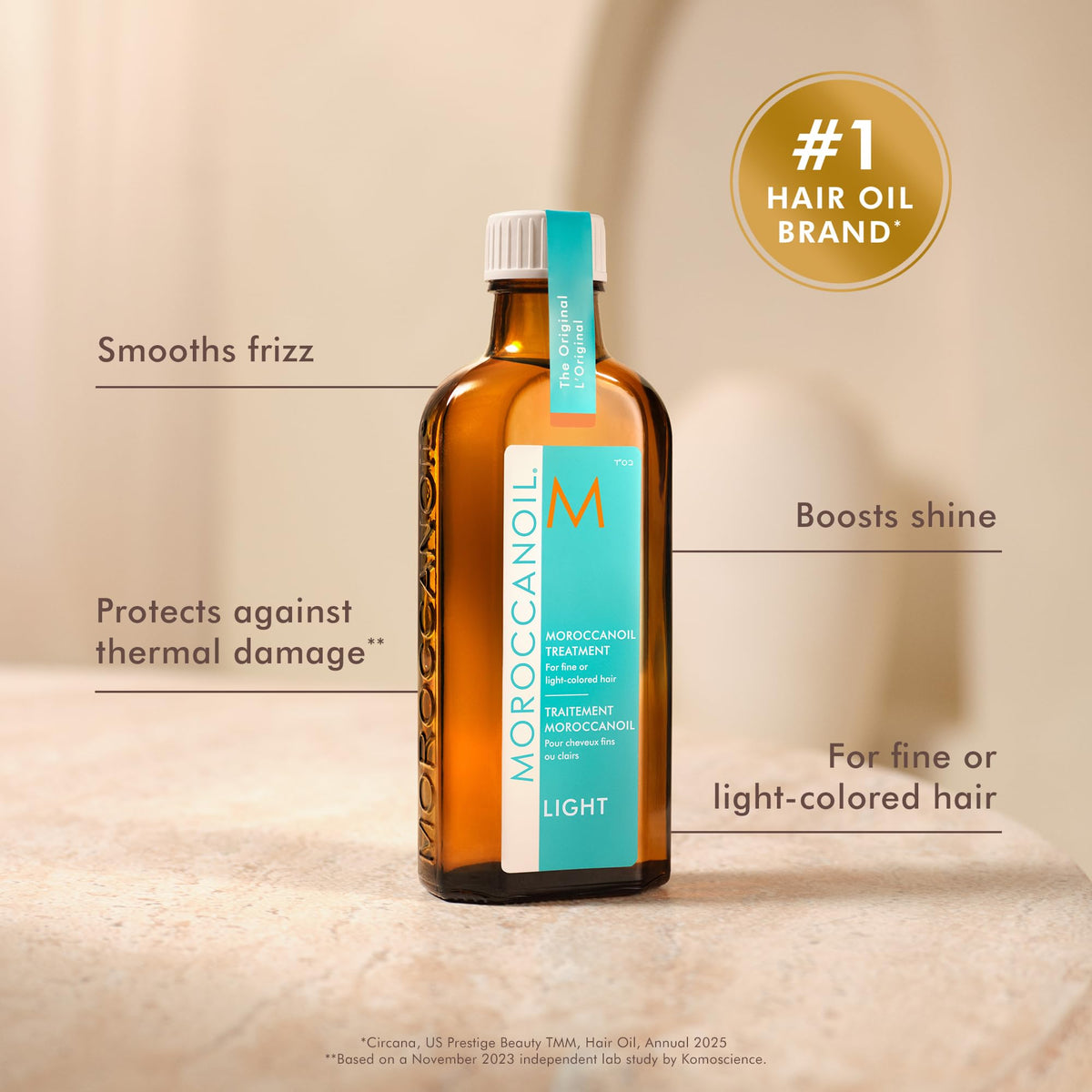 Moroccanoil Treatment Light Hair Oil - Premium Selection Official Imagery - 5