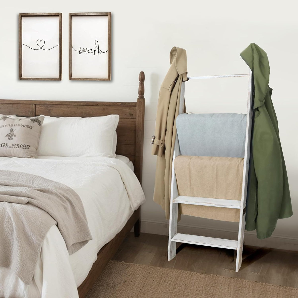 Honest Blanket Ladders for the Living Room 5 Tier Blanket - HONEST OUTFITTERS Official Imagery - 6