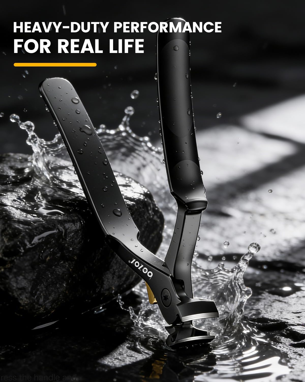 BEZOX Long Handle Toenail Clippers for Seniors