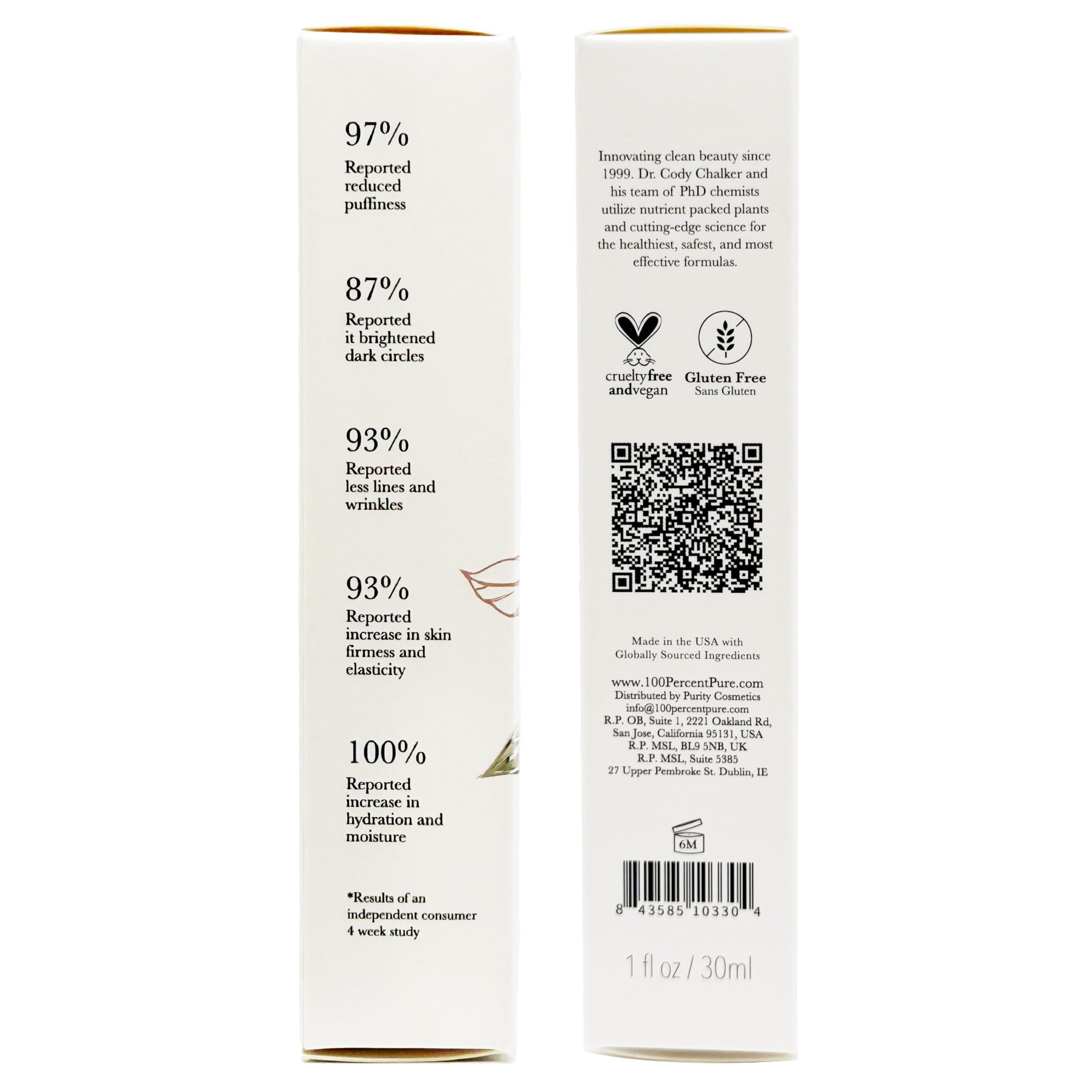 100% PURE Coffee Bean Caffeine Eye Cream, 1 oz - 100% PURE Official Product View 10