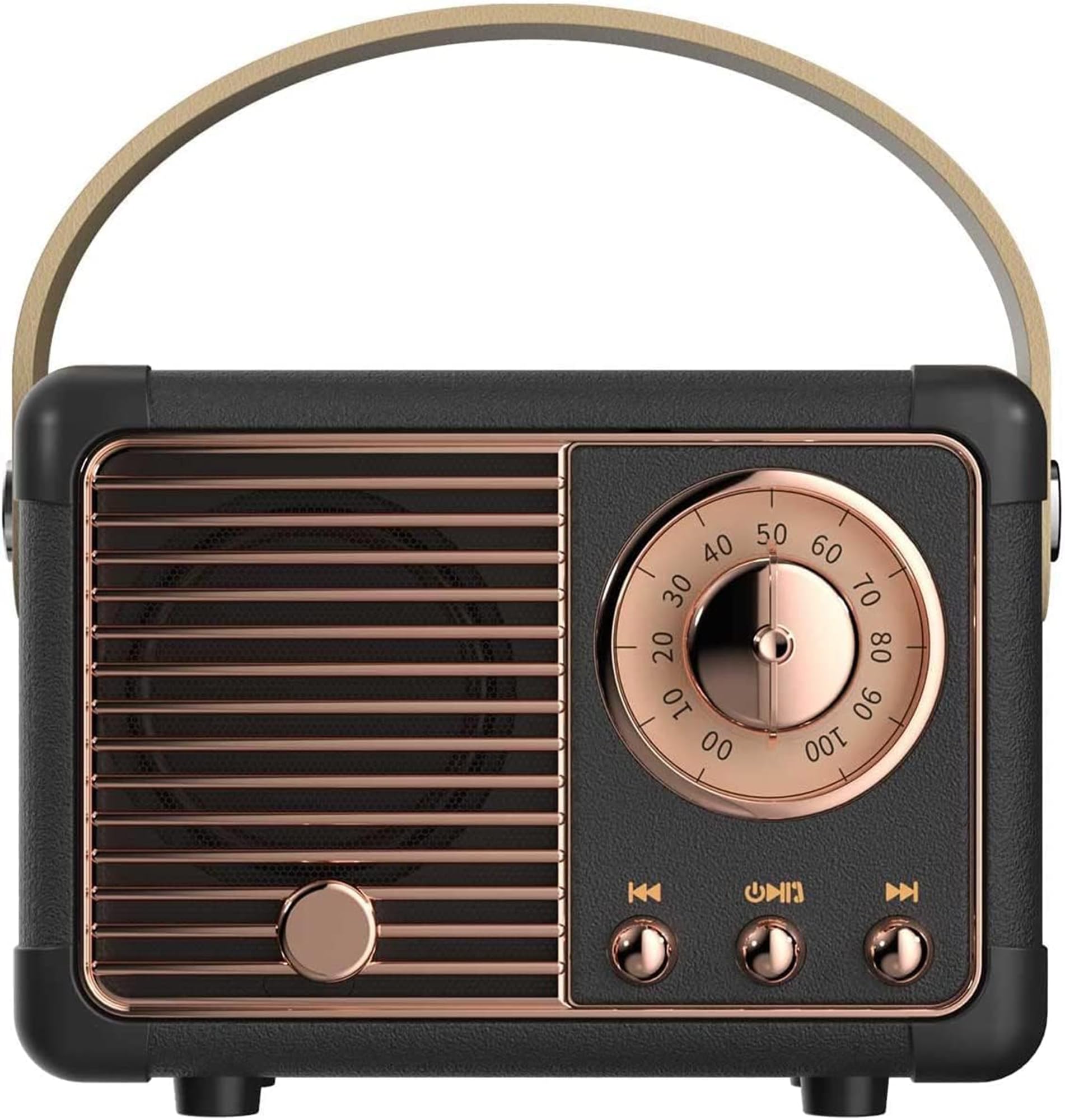 Baolira Retro Bluetooth Speaker, Small Portable Speaker, Gifts for Men - View 1