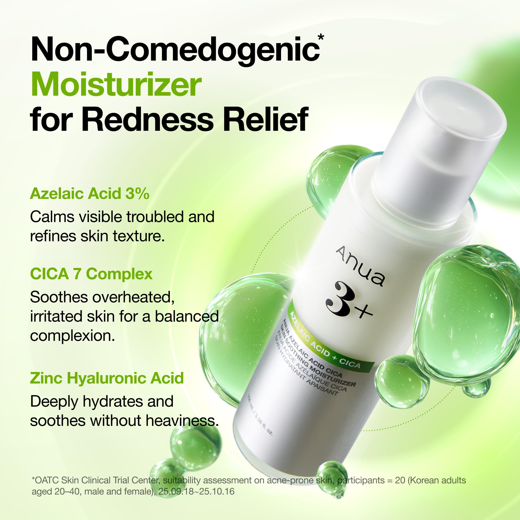 ANUA Azelaic Acid CICA Skin Soothing Moisturizer, 3.38 fl oz - ANUA