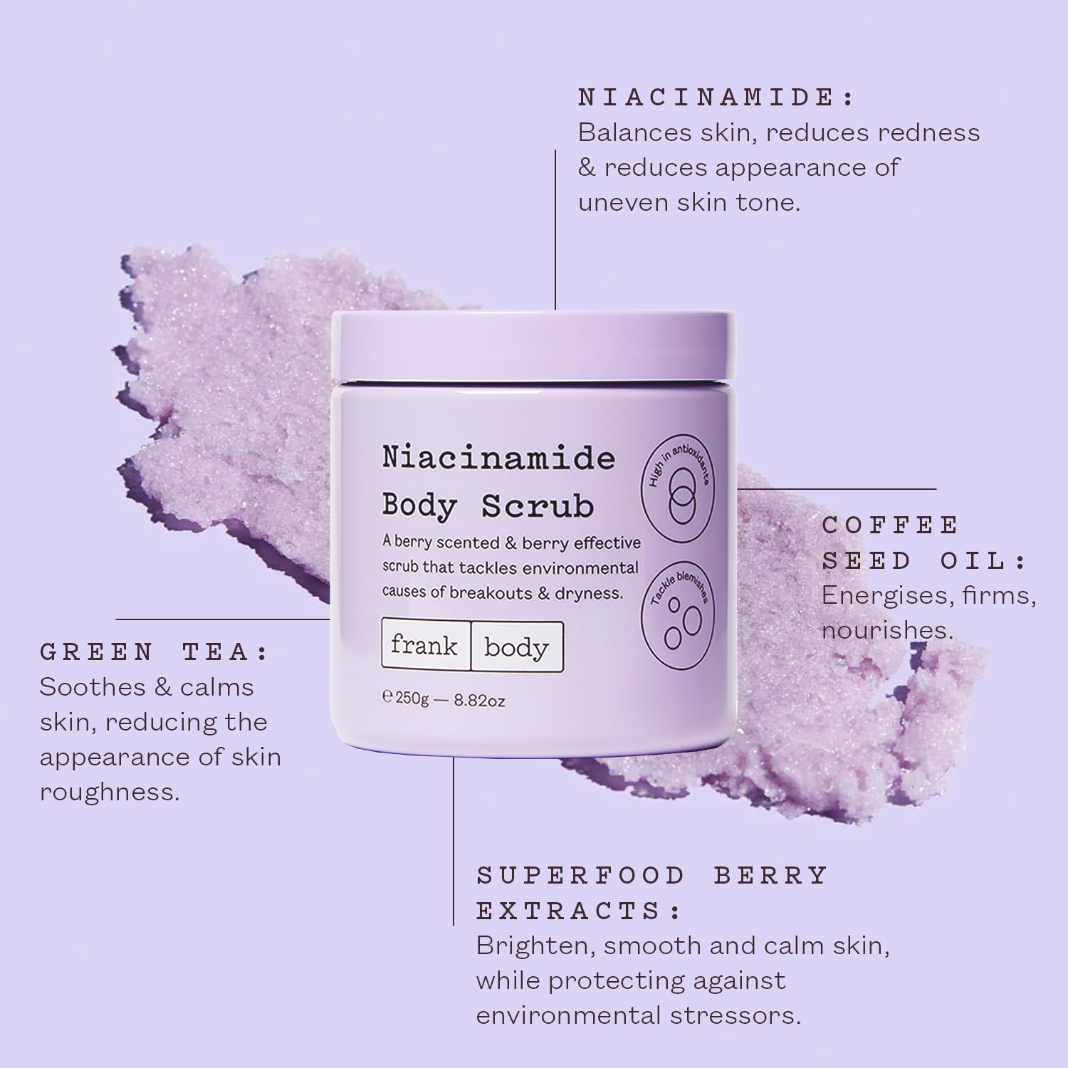 frank body Niacinamide Body Scrub - frank body Official Imagery - 3