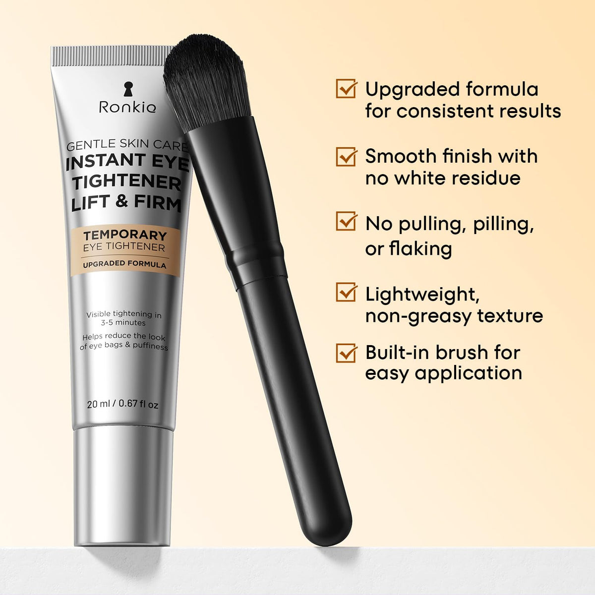 RONKIE Instant Firm Eye Tightener Upgraded Formula for Women - RONKIE Official Imagery - 8