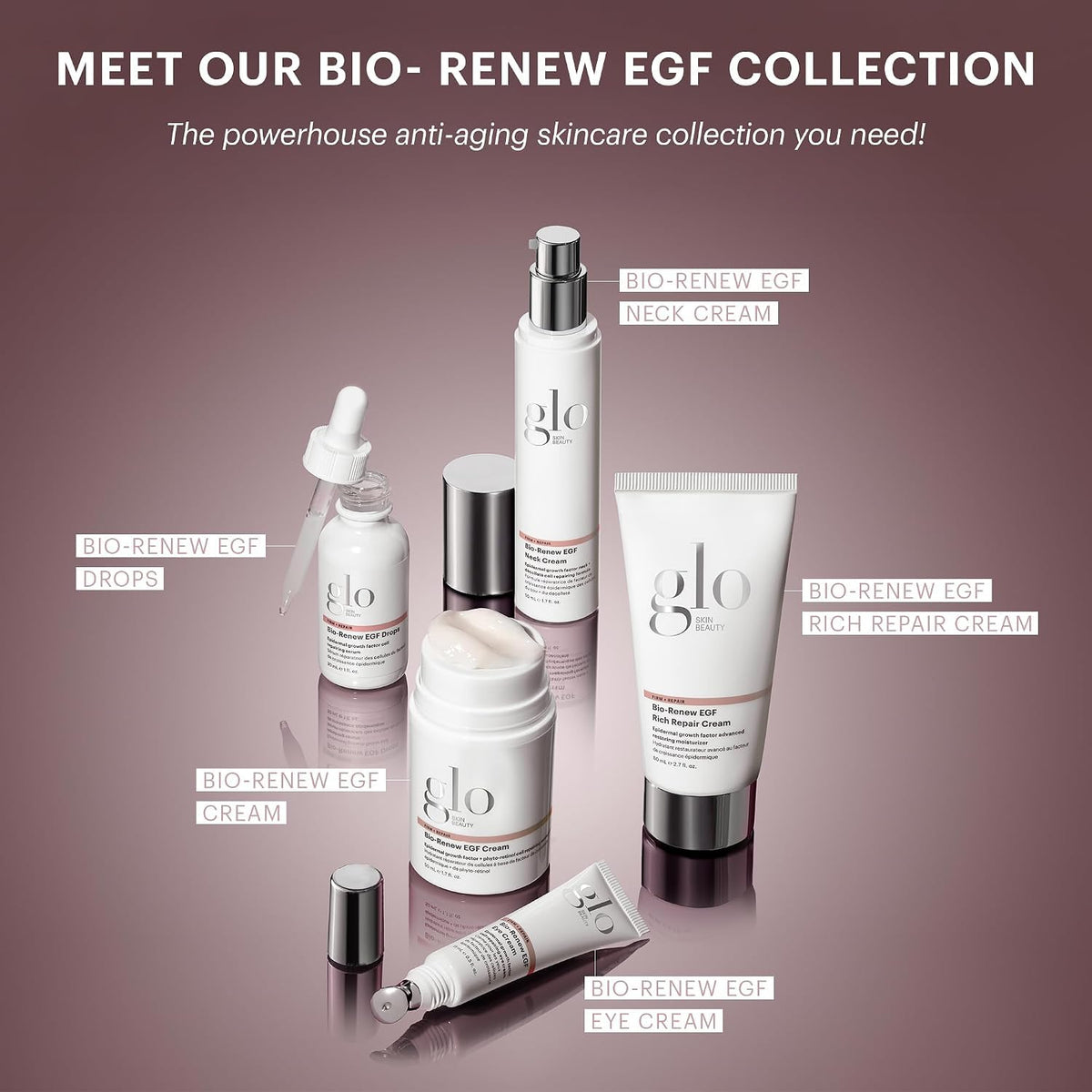 Glo Skin Beauty Bio Renew EGF Anti Aging Travel Discovery - Glo Skin Beauty Official Imagery - 5