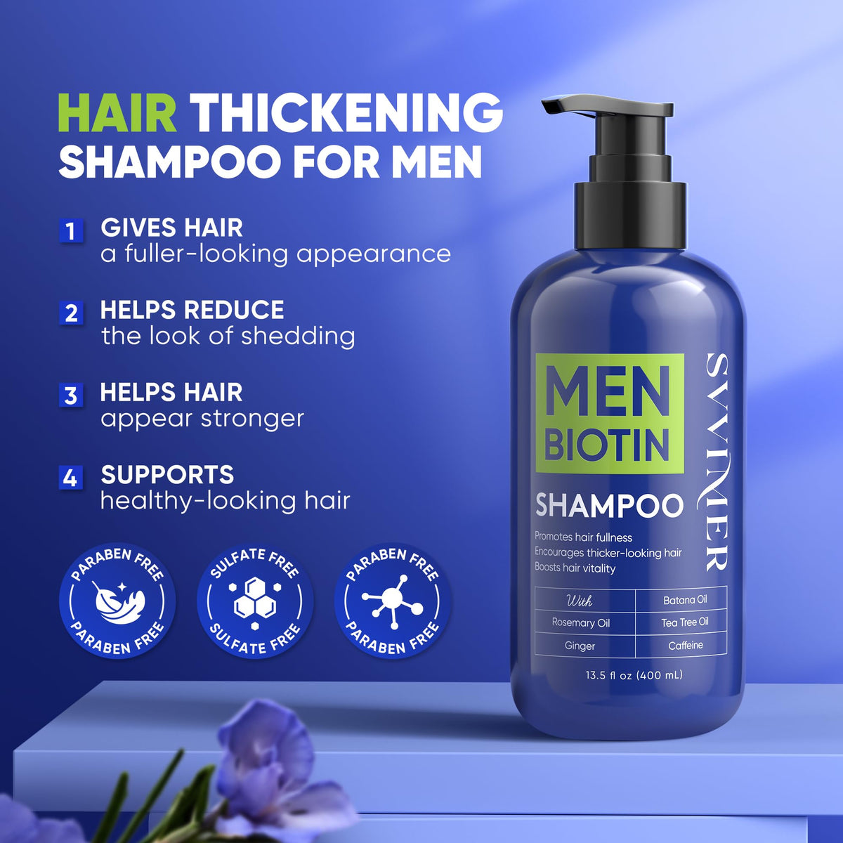 Hair Growth Shampoo for Men - Svvimer Official Imagery - 3