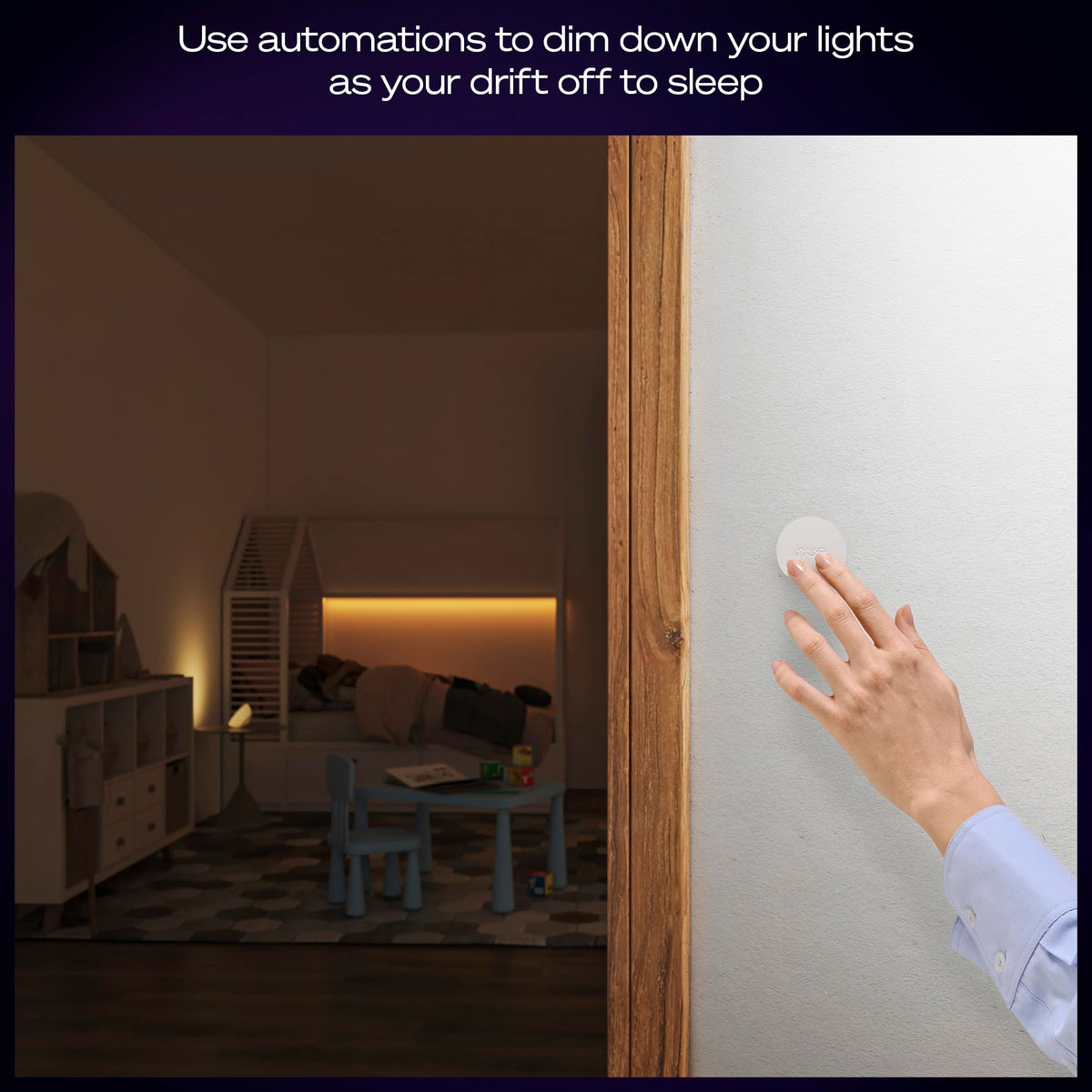 PHILIPS Hue Wireless Smart Light Switch Button White 1 Pack - Premium Selection Official Imagery - 7