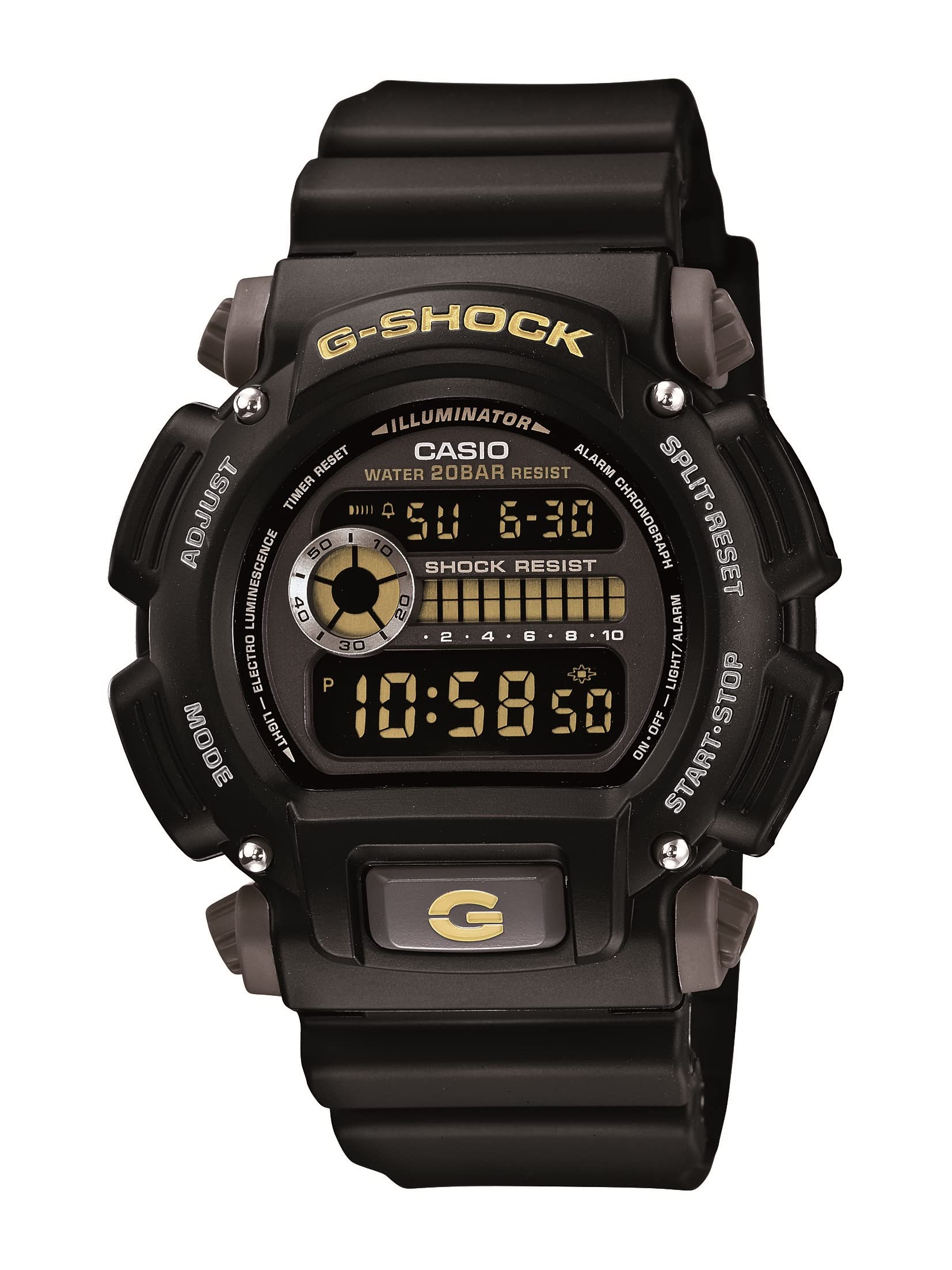 Casio DW9052 Series | Men’s Digital Watch | G-Shock | 1/100 SEC Stop W - View 3