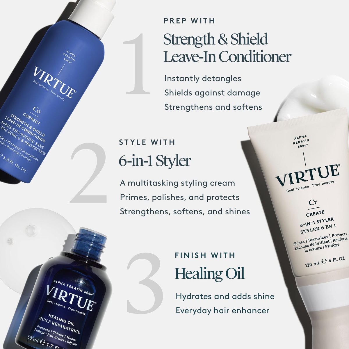 VIRTUE Correct Strength Shield Leave In Conditioner Spray 5 - VIRTUE Official Imagery - 5