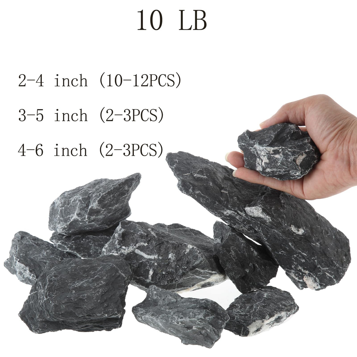 Aquarium Stones Seiryu Stone Aquarium Rocks for Fish Tank - KYELERFUN Official Imagery - 3