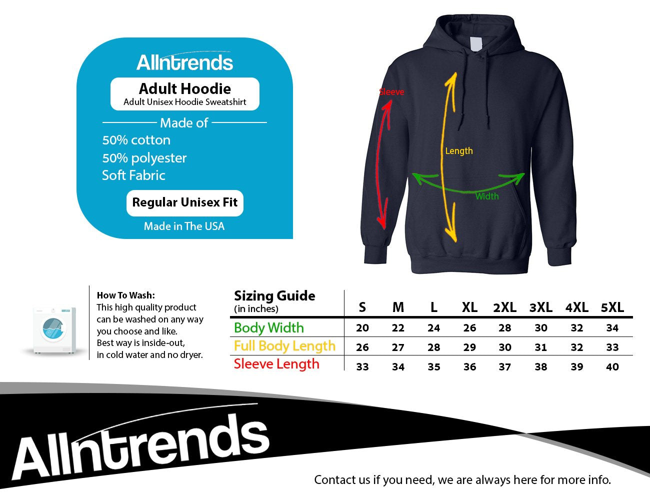 ALLNTRENDS Adult Hoodie TIK Tok Famous Hooded Sweatshirt Cute Graphic - View 3