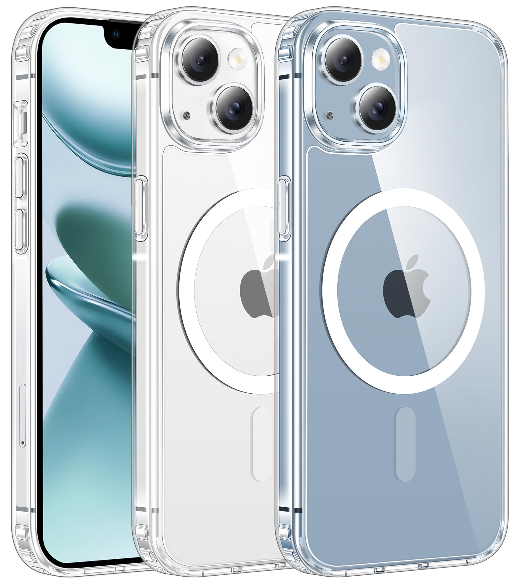 FNTCASE for iPhone 14 Plus Case Compatible with Magsafe Clear... - FNTCASE Official Product View 2