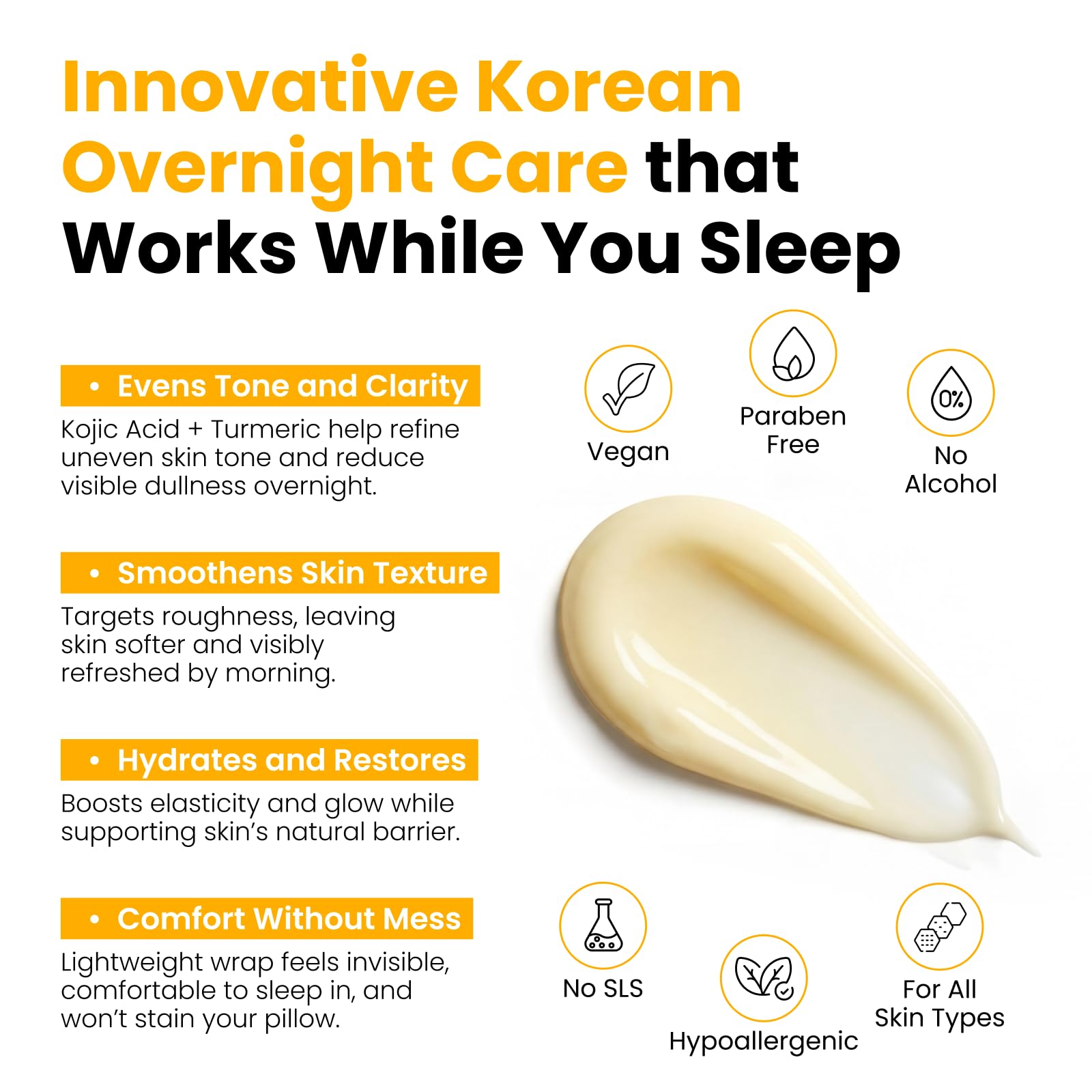 QUIA Collagen + Turmeric Overnight Wrapping Mask Duo – Firming - QUIA Beauty