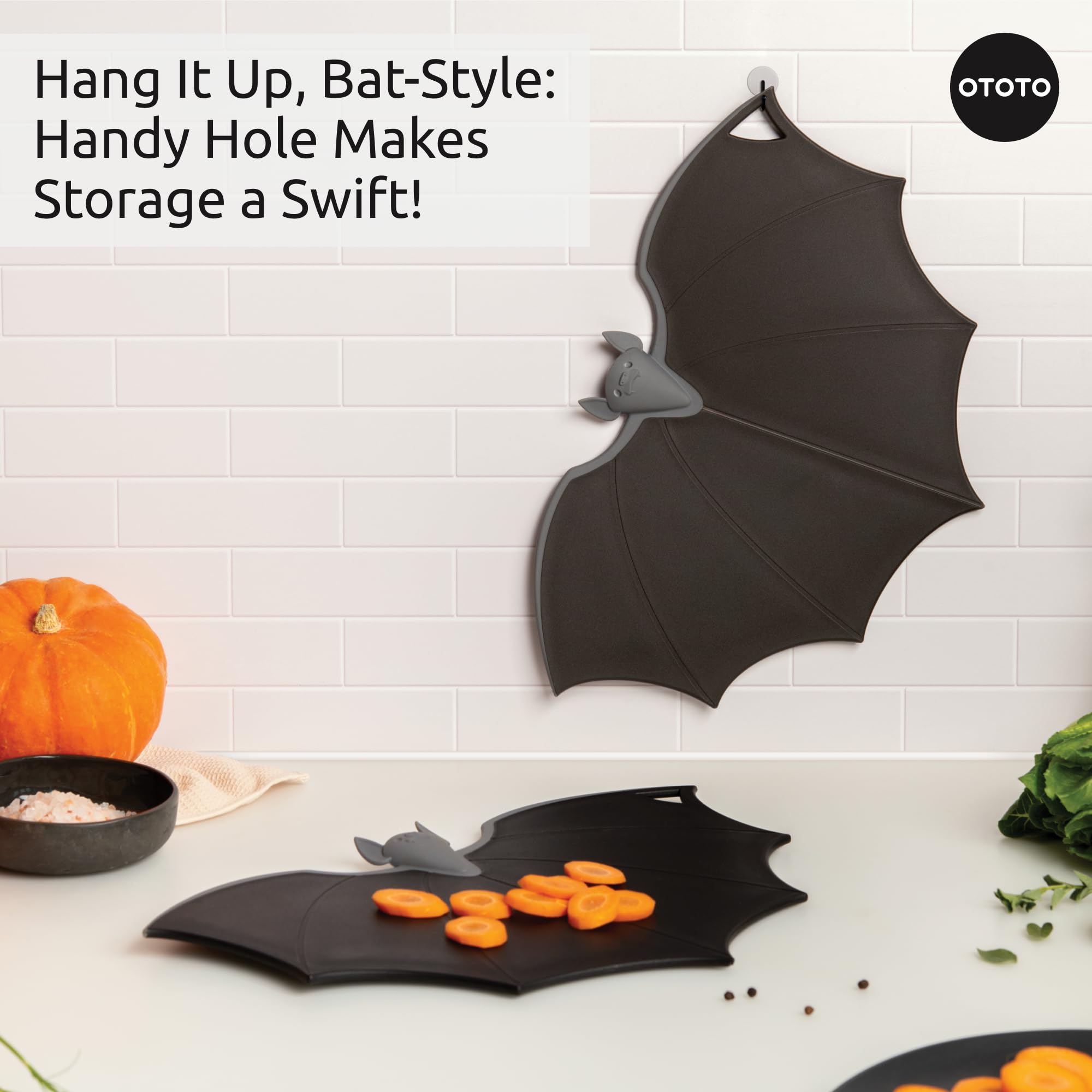 OTOTO Cutting Board - Wooden & Plastic Cutting Boards for Kitchen, Fun - View 7