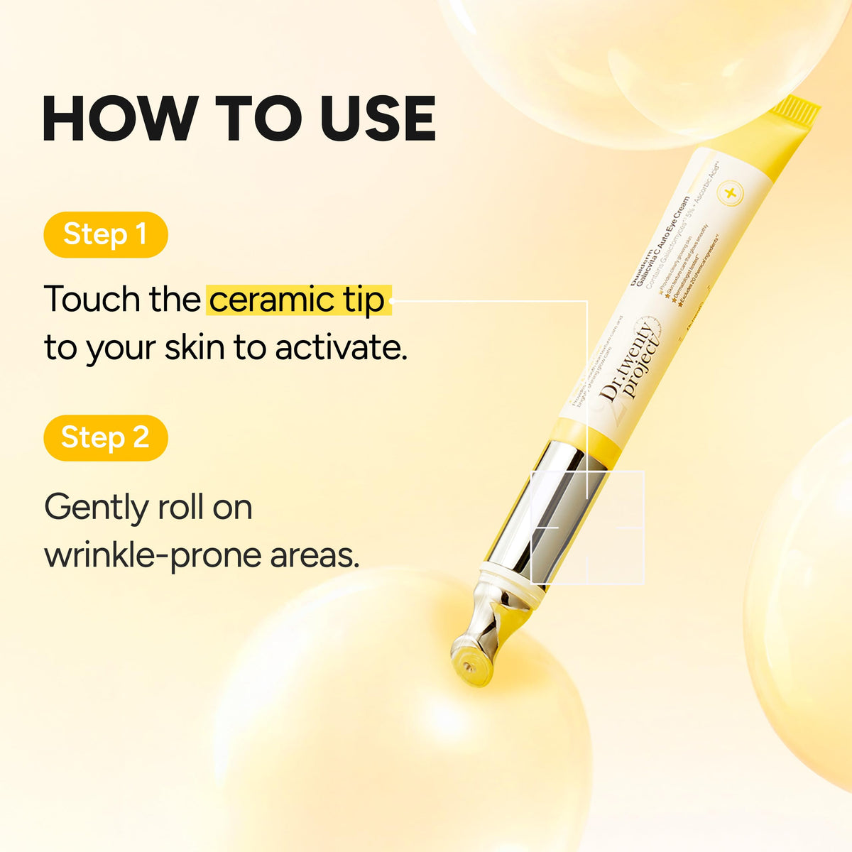 Galacvita C Eye Cream with Vibrating Device for Wrinkle and - Dr.twentyproject Official Imagery - 8