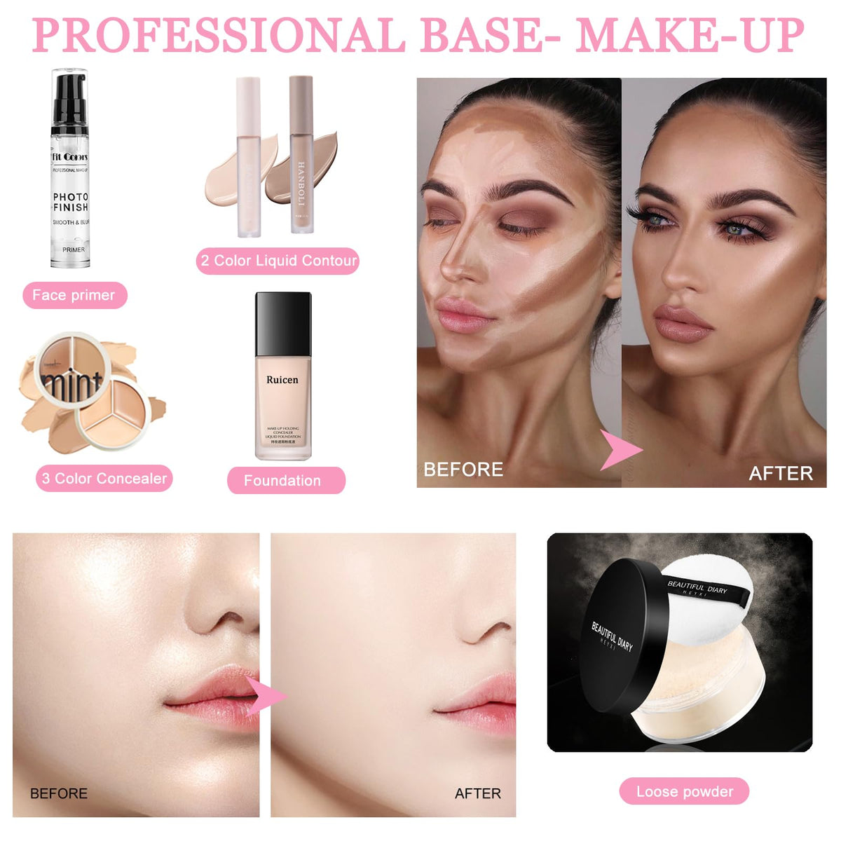 Makeup Kit for Women Full Kit Makeup Set Makeup Sets for - Ruicen Official Imagery - 5