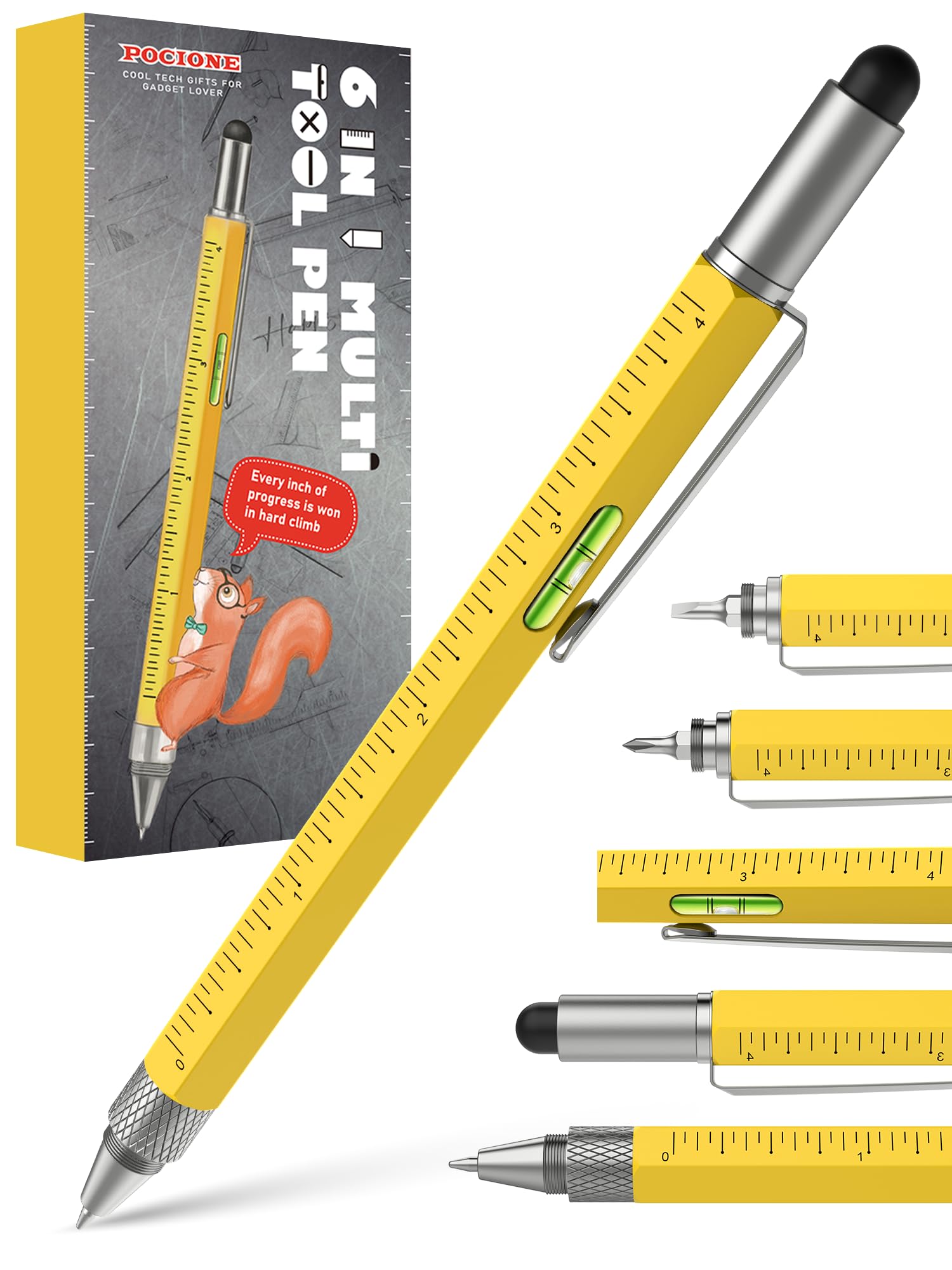 POCIONE Stocking Stuffers for Men Multitool Pen - Mens Gifts for Chris - View 1