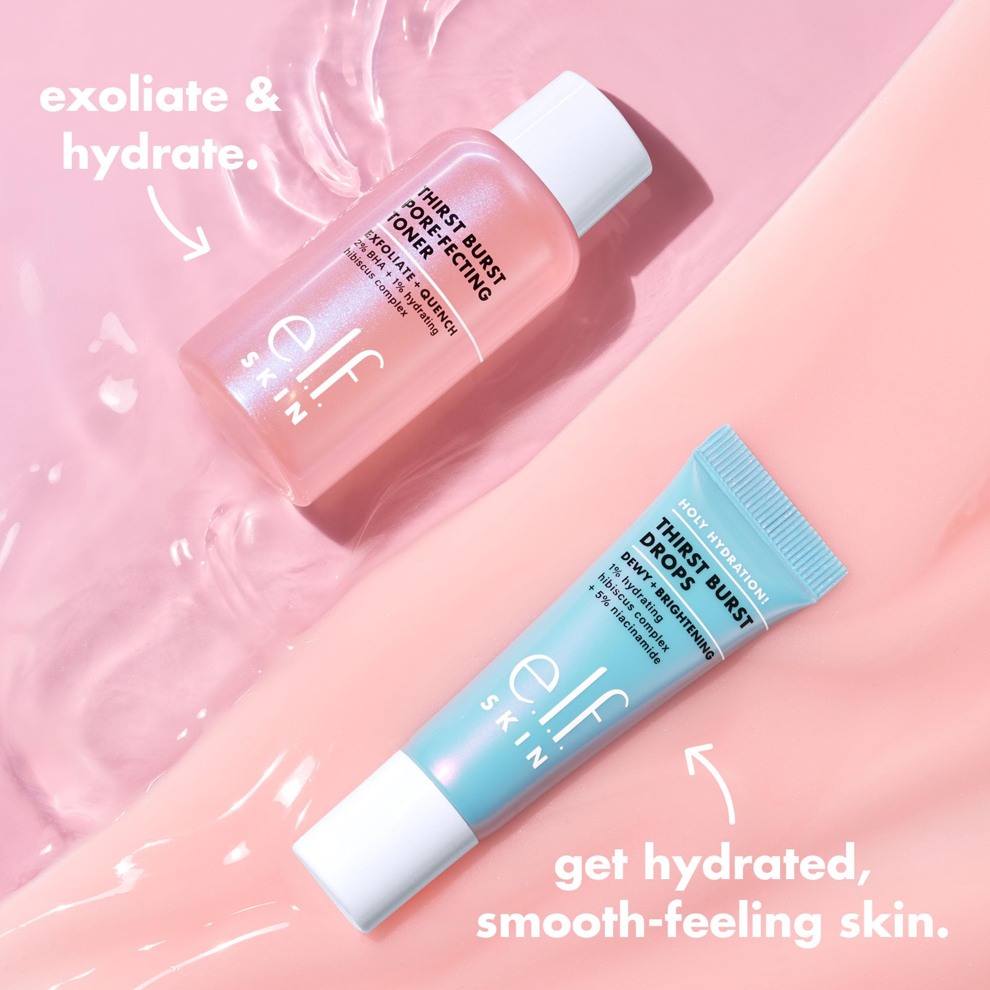 e.l.f. SKIN Thirst Burst Dew-O, Travel-Sized Skincare Set, - e.l.f.