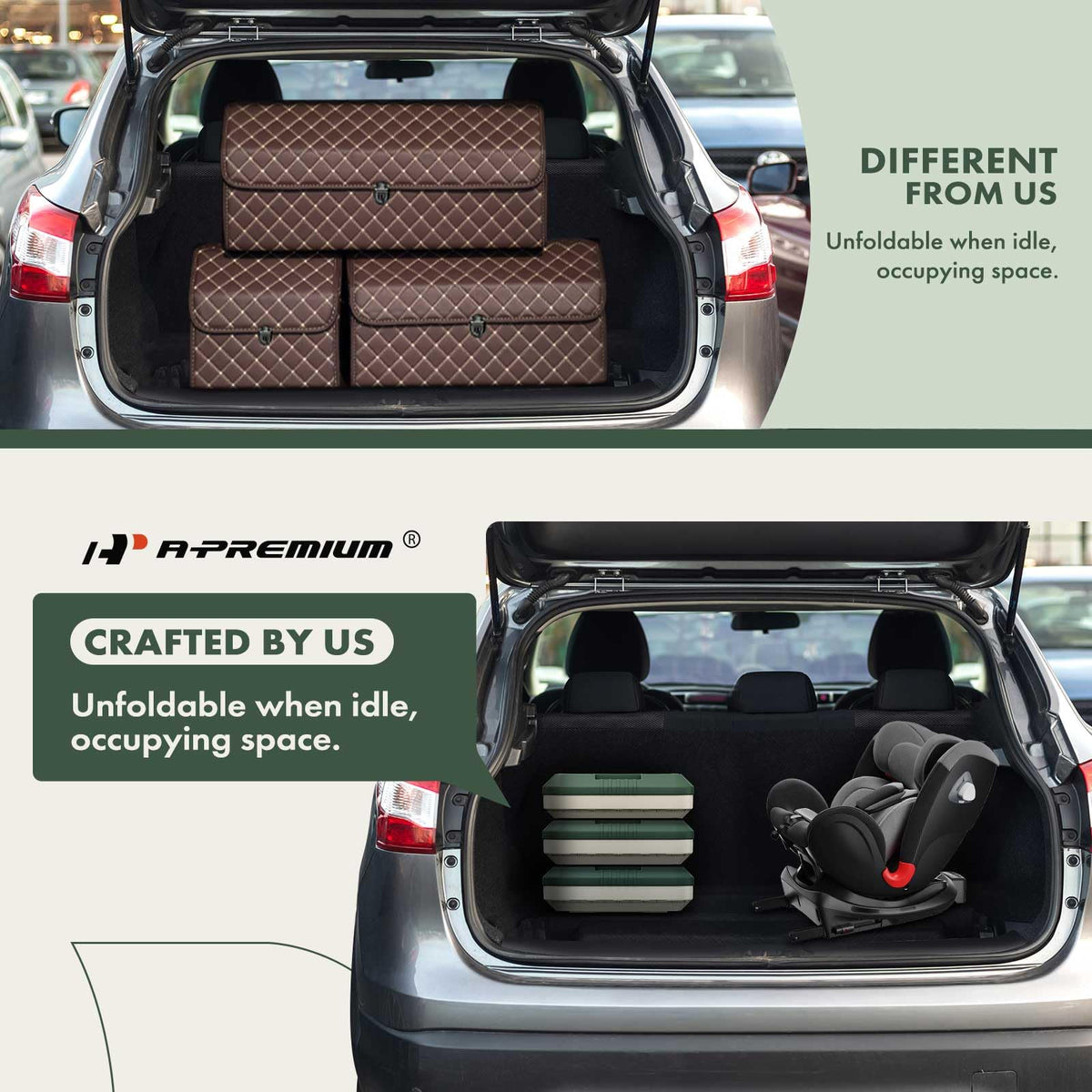 A Premium Multifunctional Foldable Trunk Organizer and - A-Premium Official Imagery - 6