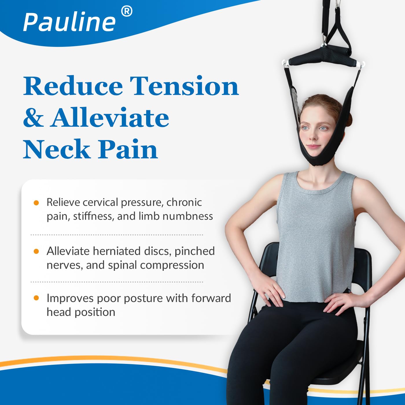 Pauline Over-Door Cervical Neck Traction Device