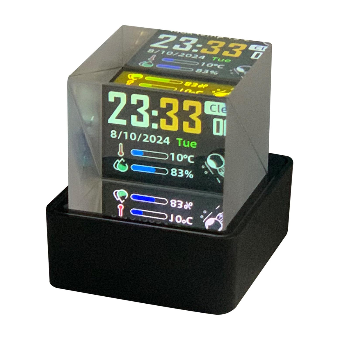 HolaCube WiFi Holographic Crystal 3D Photo Display Smart - MLWSHR Official Imagery - 3