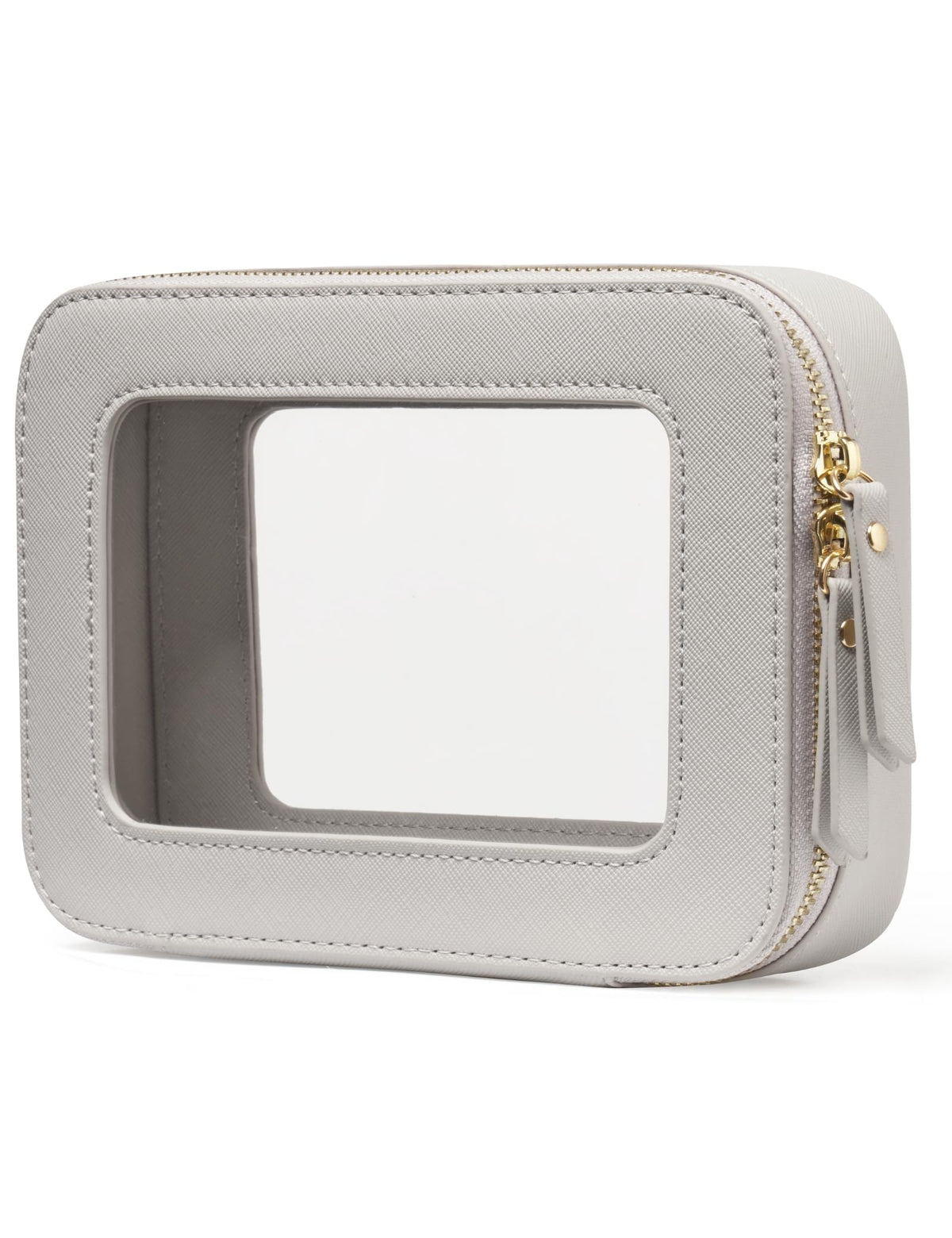 Clear Makeup Case Toiletry Bag Travel Medium Clear Cosmetic - Popvibe Official Imagery - 2